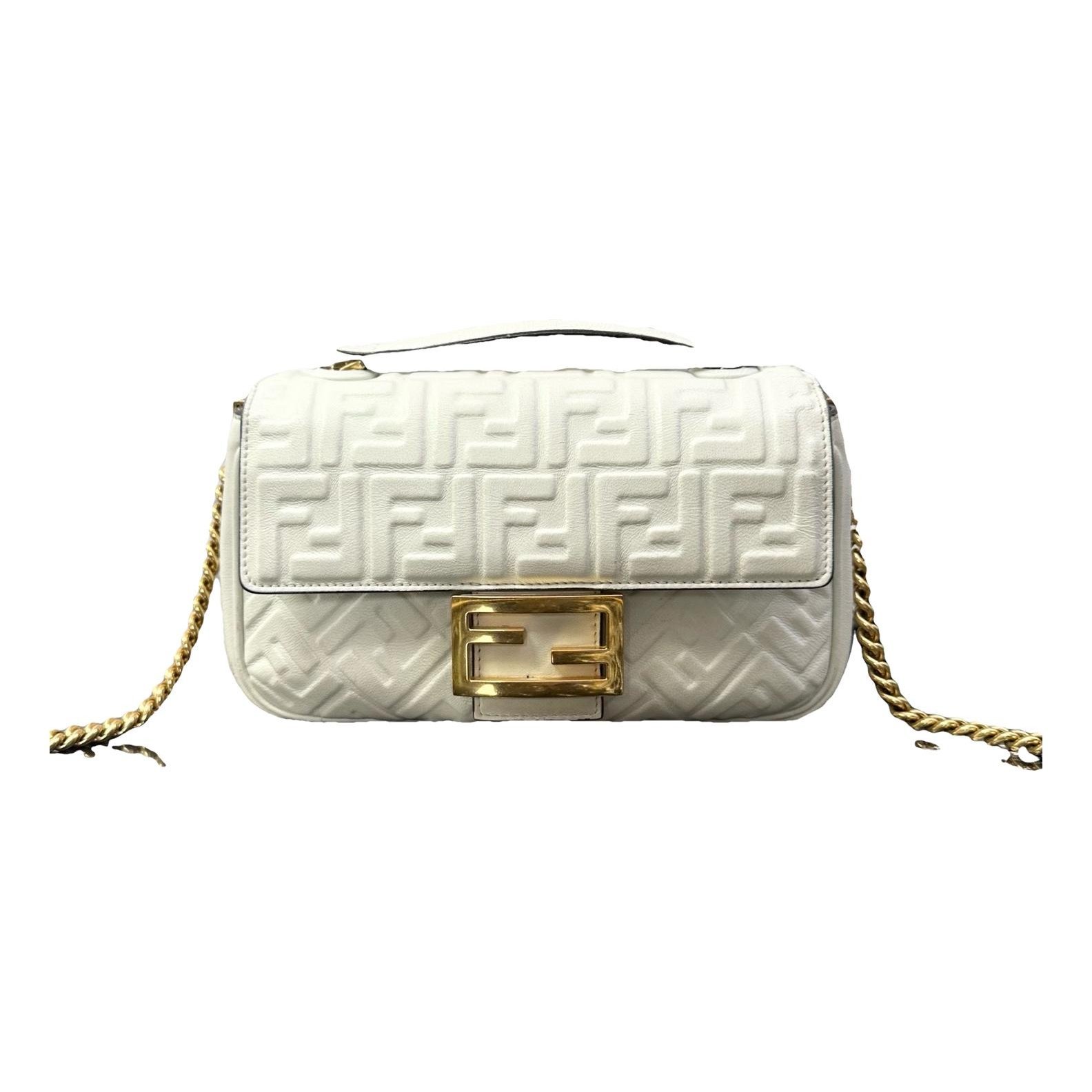 Baguette leather handbag