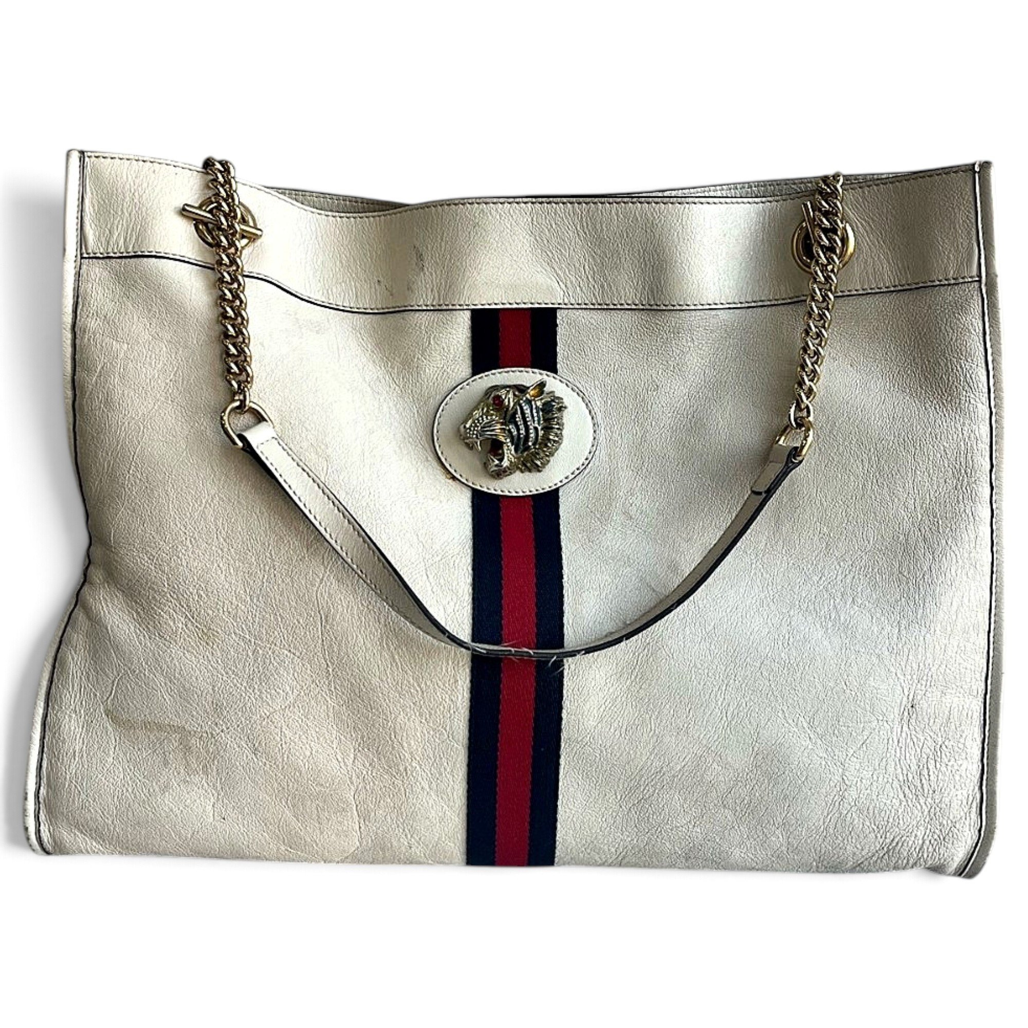Leather tote