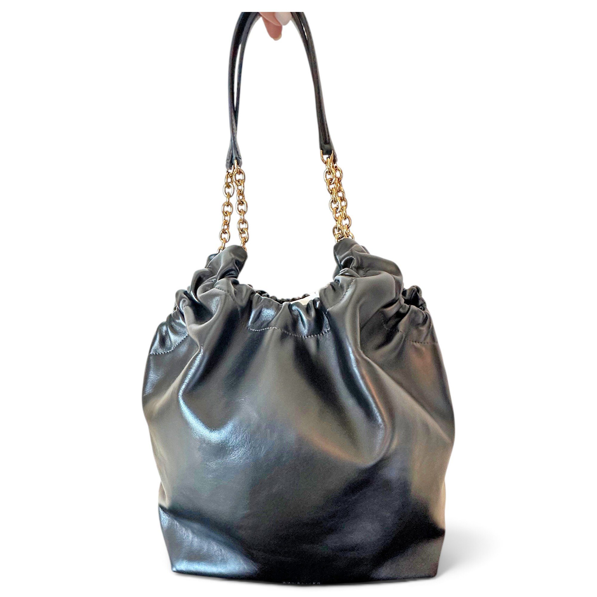 Leather handbag