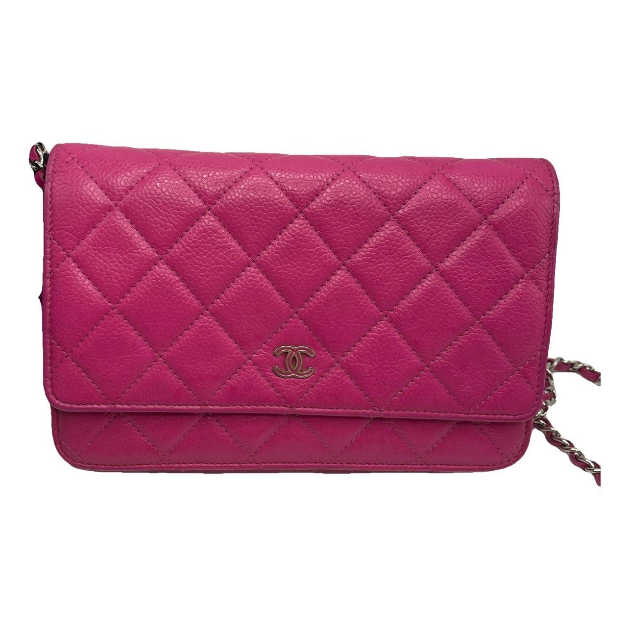 Wallet On Chain Timeless/Classique leather handbag