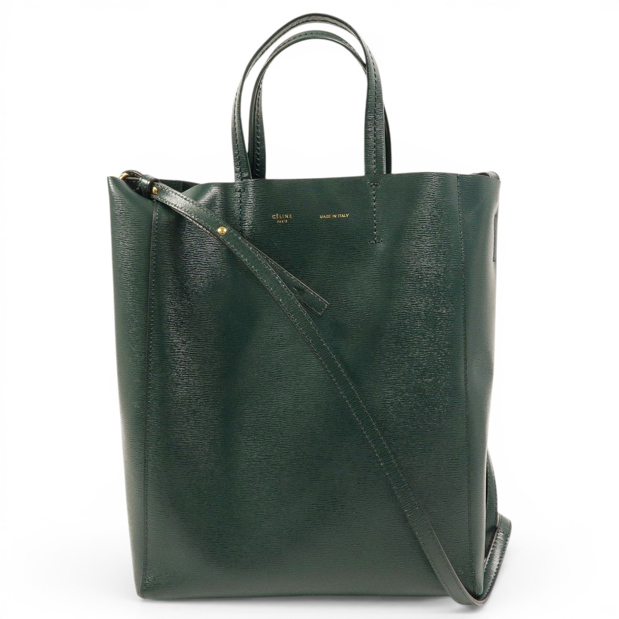 Cabas Horizotal leather tote