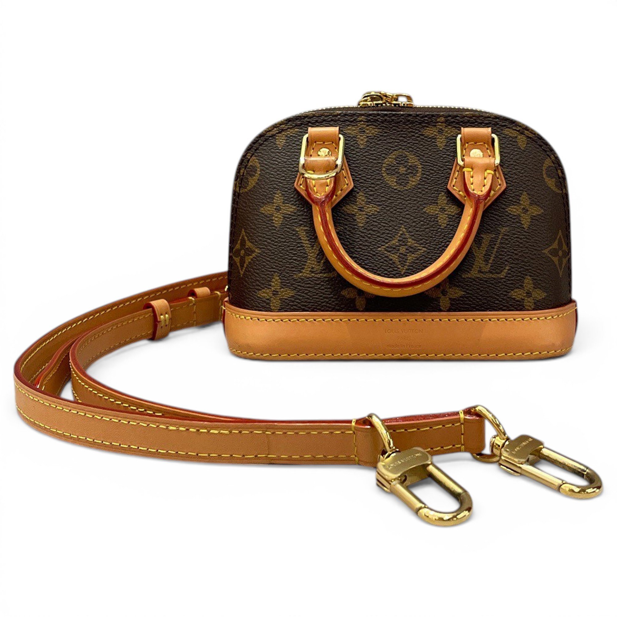 Alma leather handbag