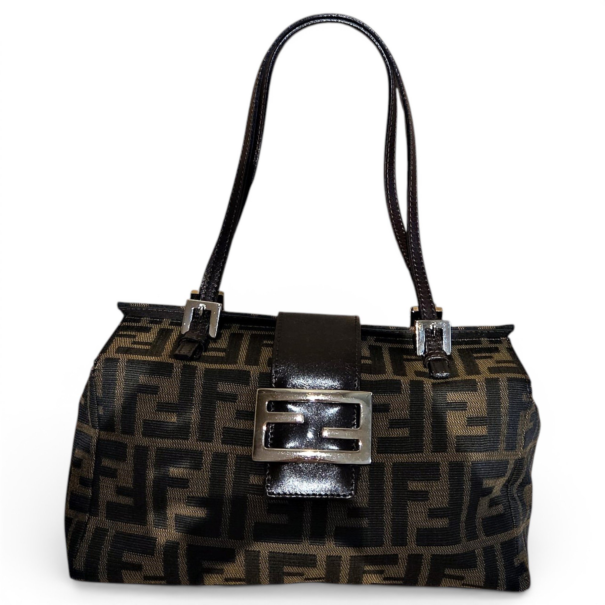 Double F cloth handbag