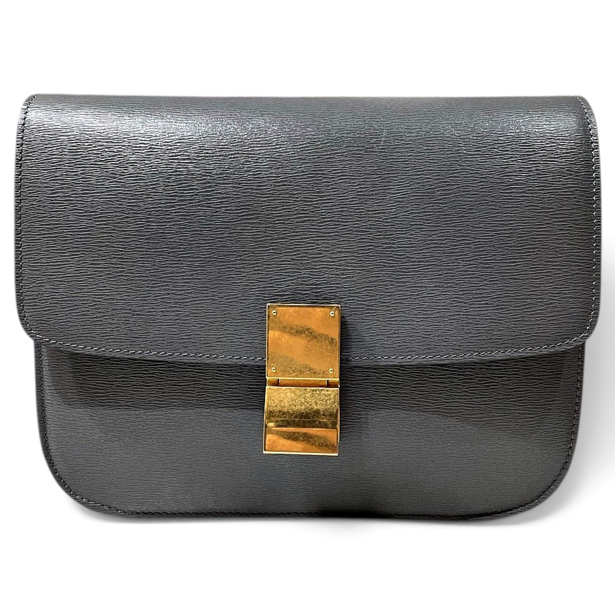 Classic leather crossbody bag