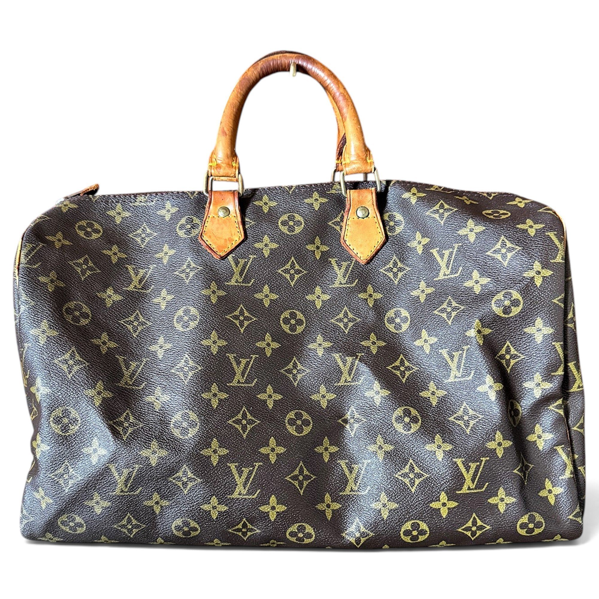 Speedy leather handbag
