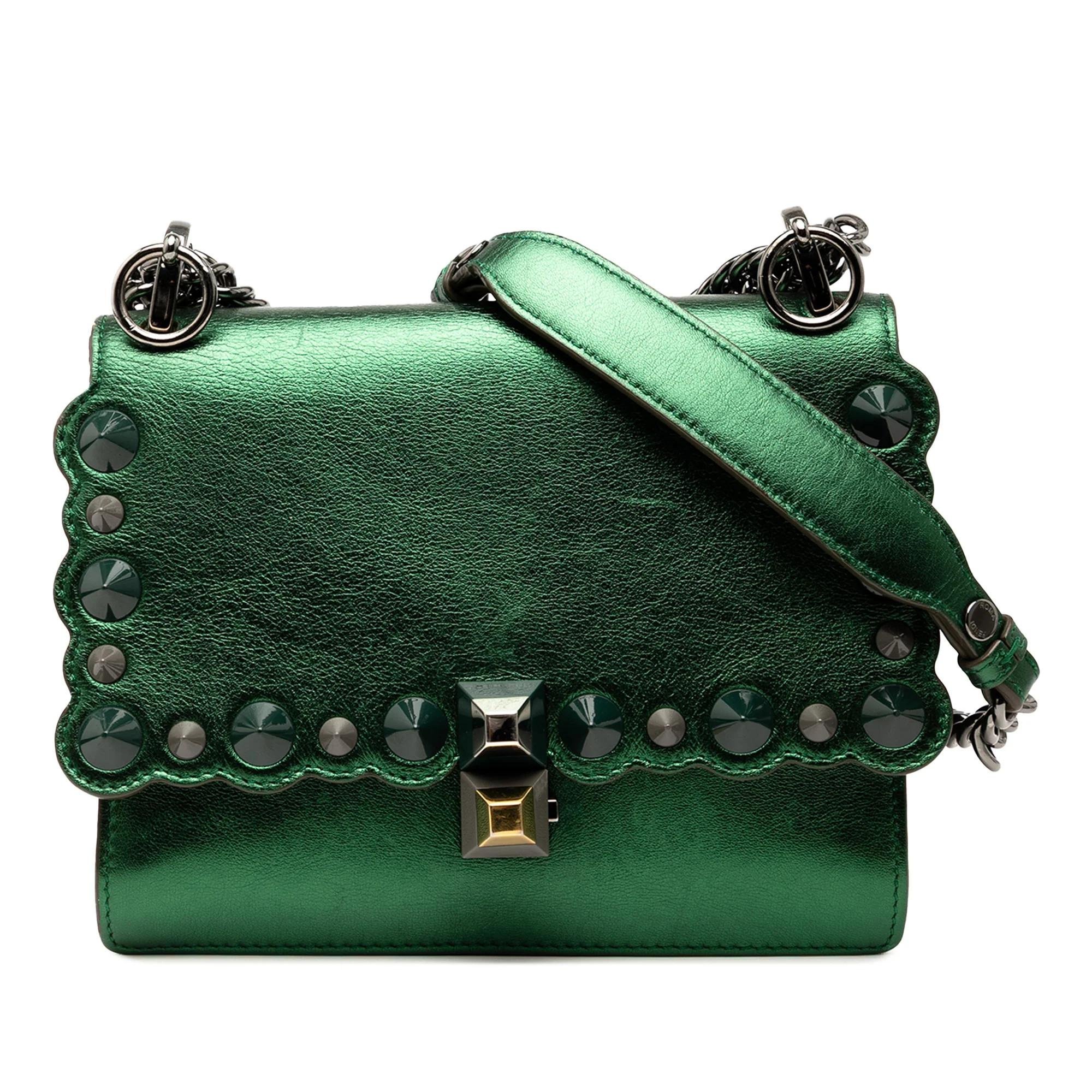 Kan I leather crossbody bag