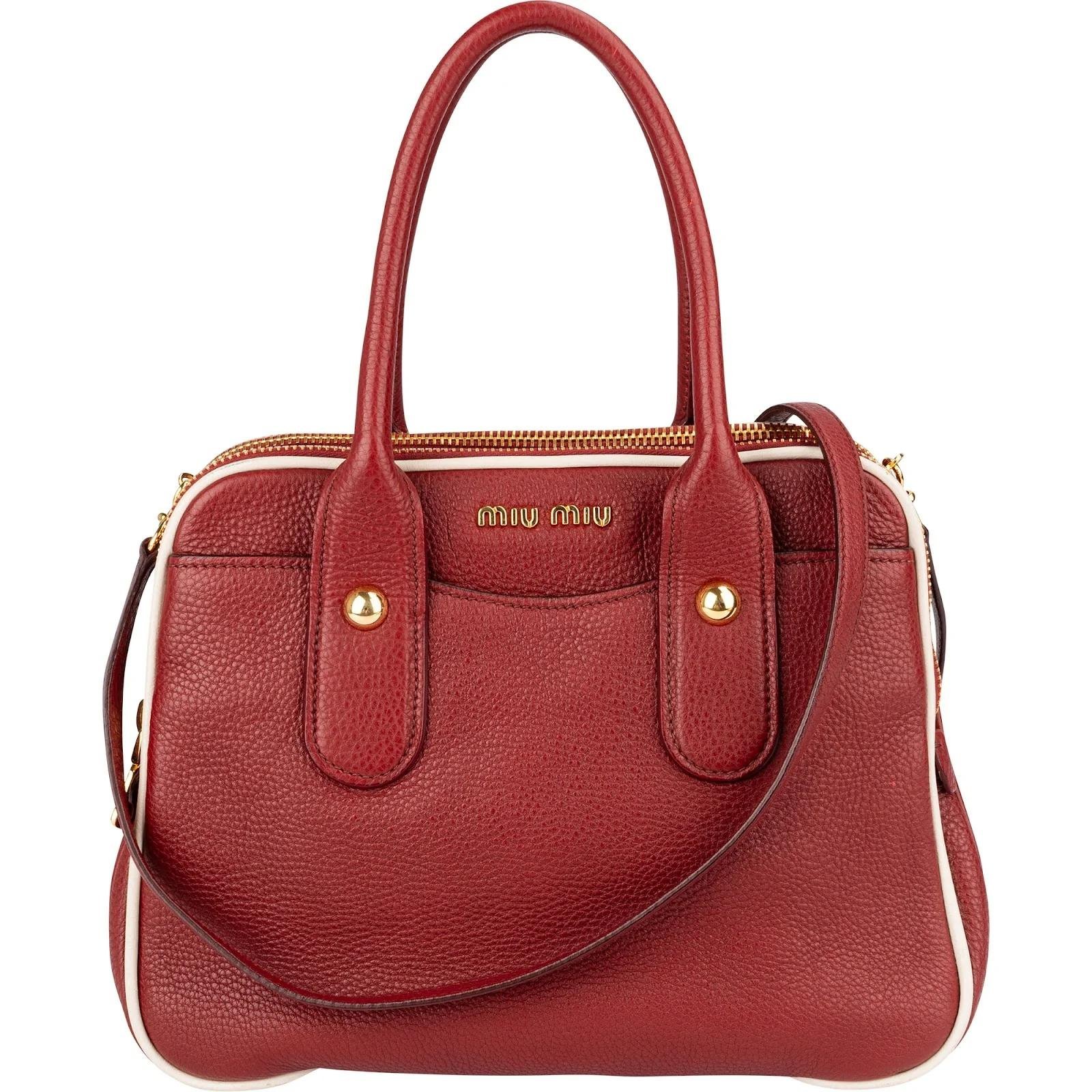 Pocket leather crossbody bag