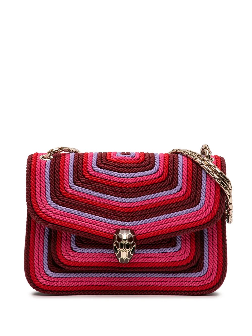 Bvlgari 2000-2026 Polyester Serpenti Forever Kaleidoscopia shoulder bag