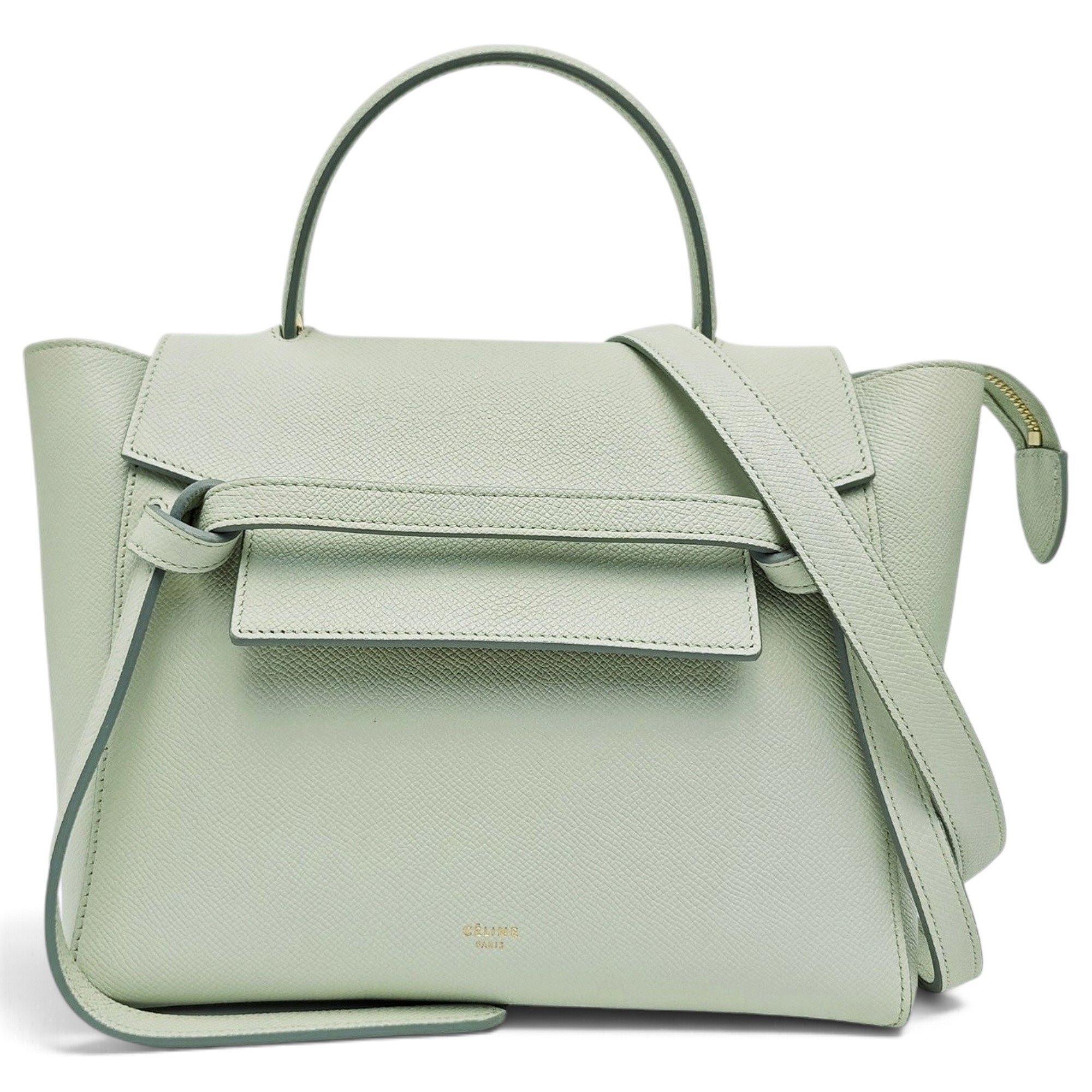 Belt leather handbag