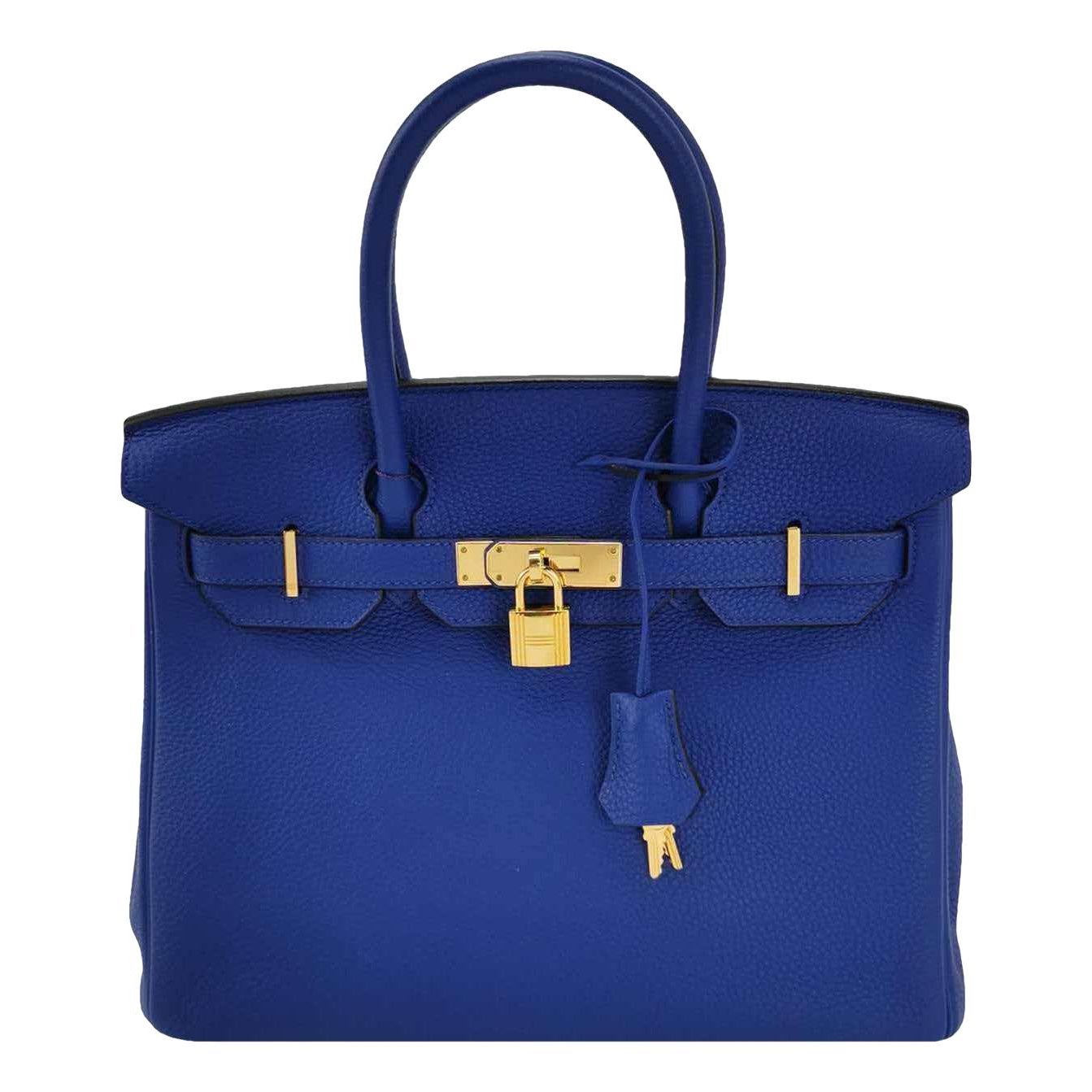 Birkin 30 leather handbag