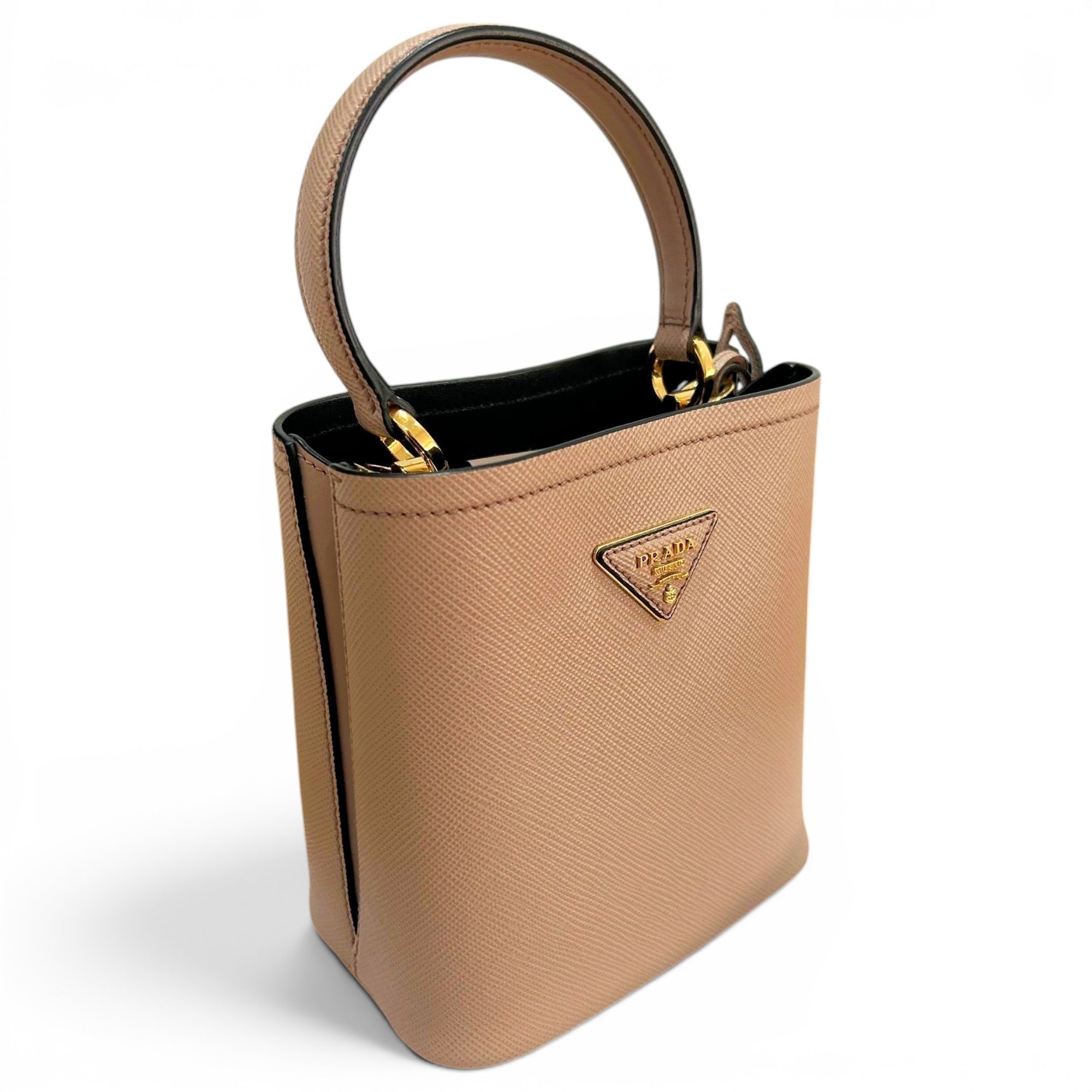 Panier leather handbag