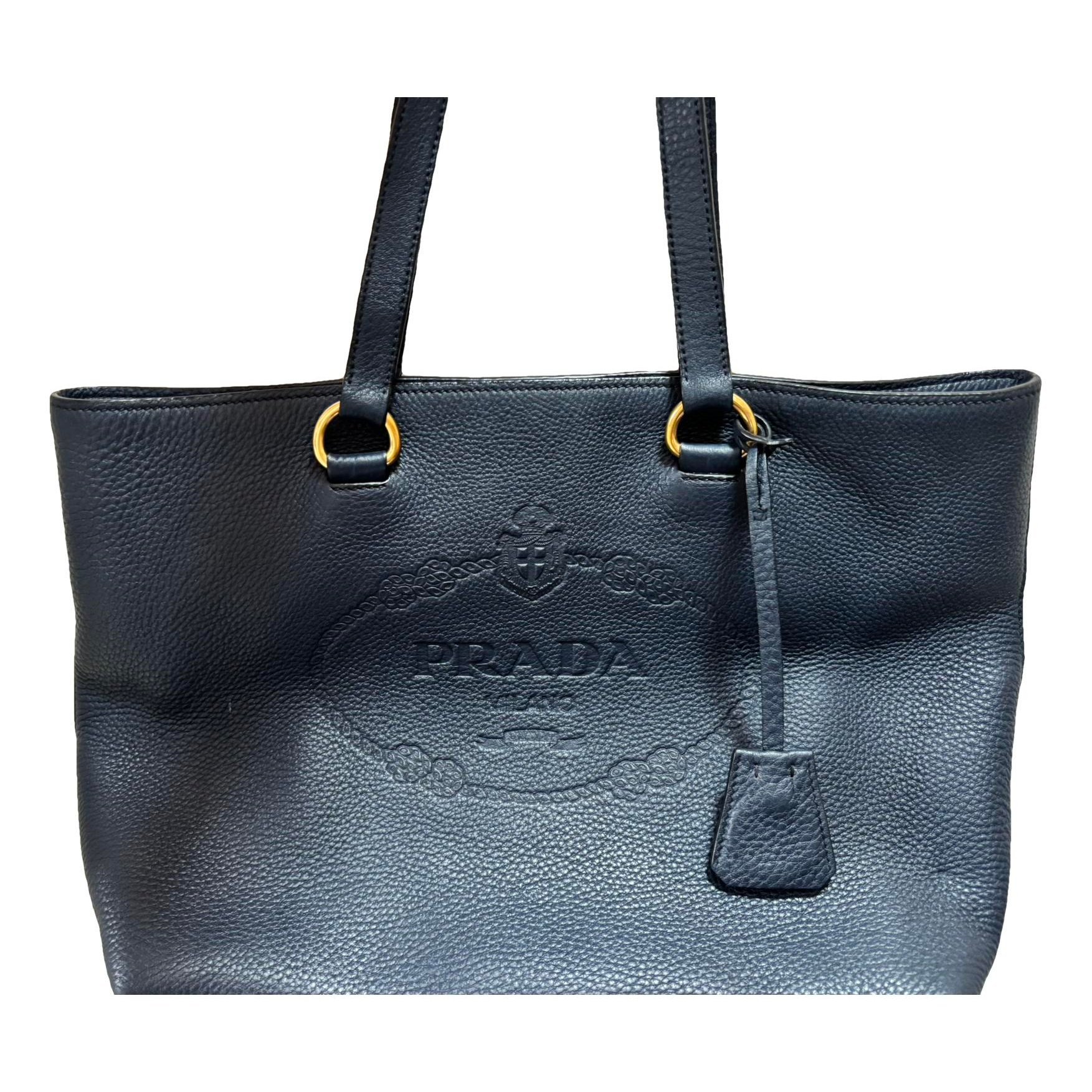 Leather tote