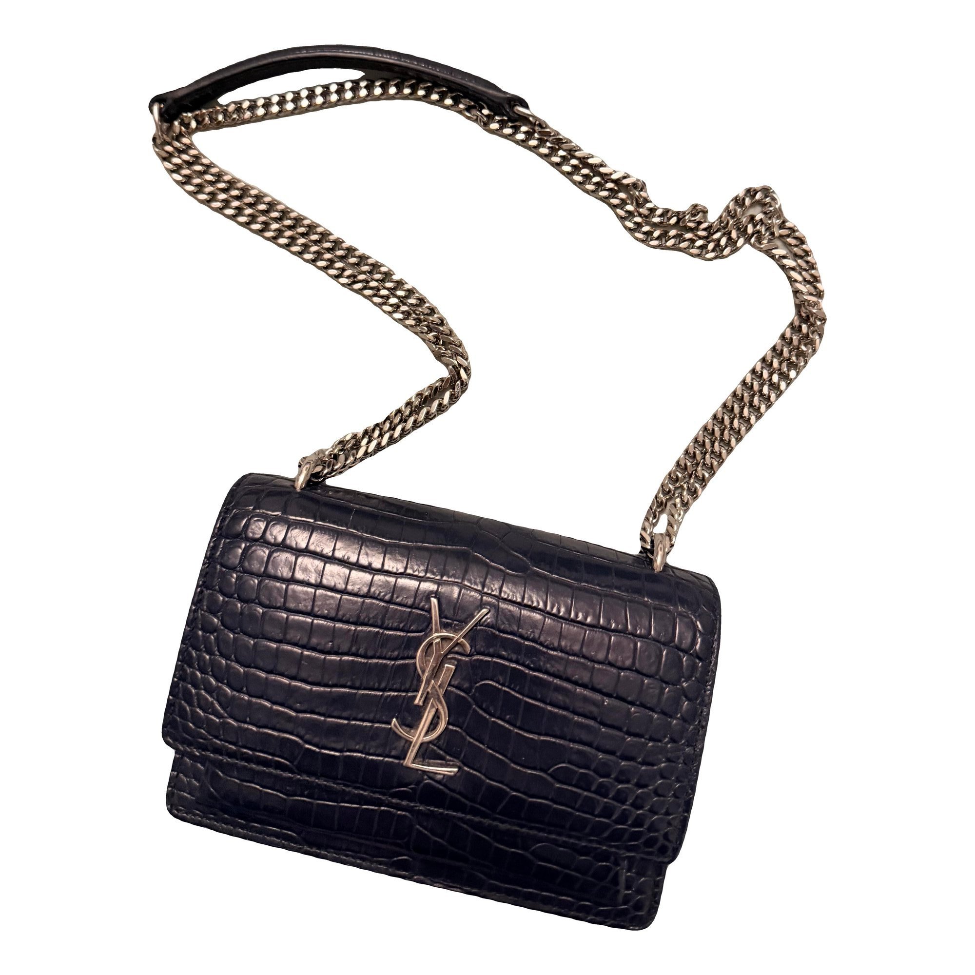 Sunset leather crossbody bag