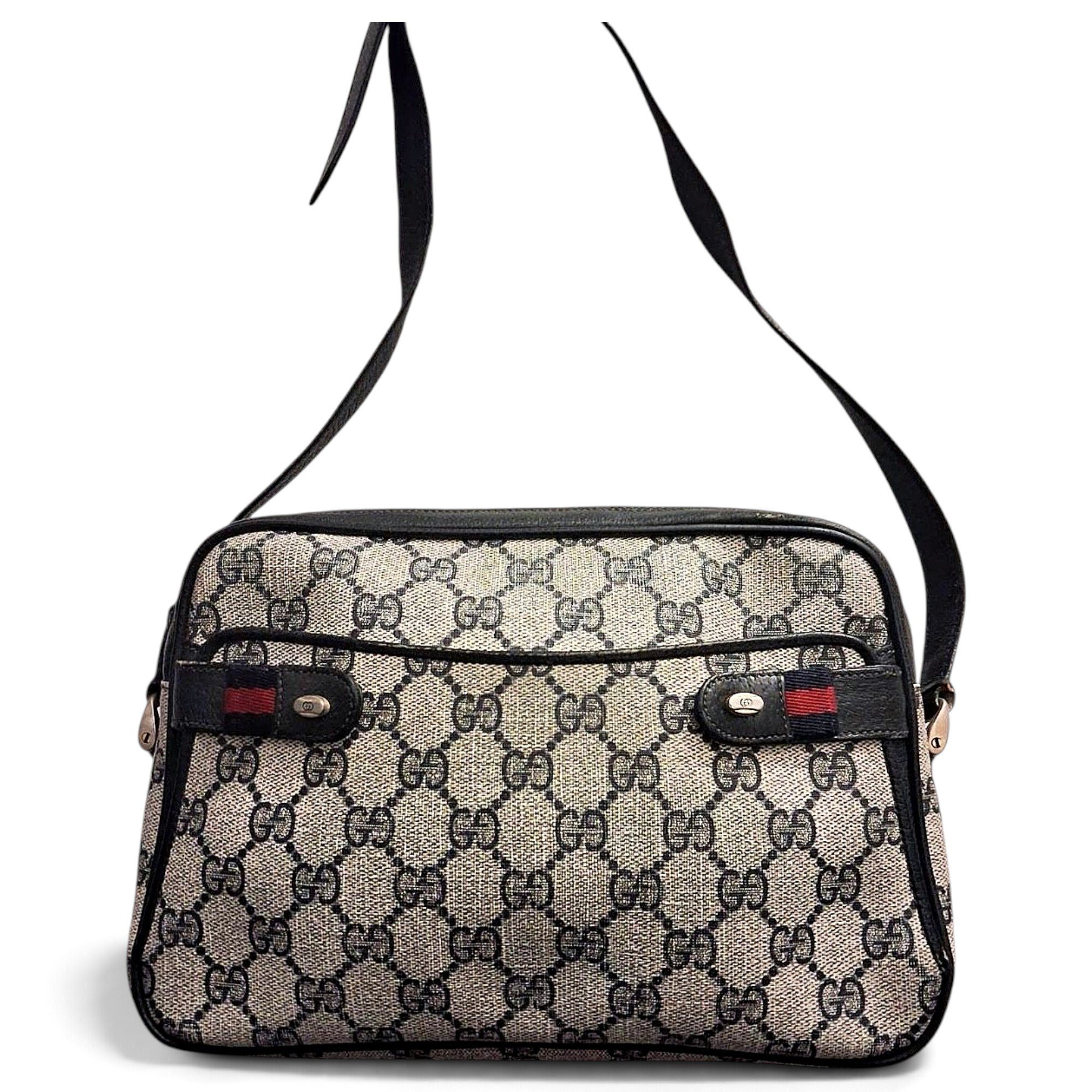Ophidia Compartment Messenger cloth crossbody bag