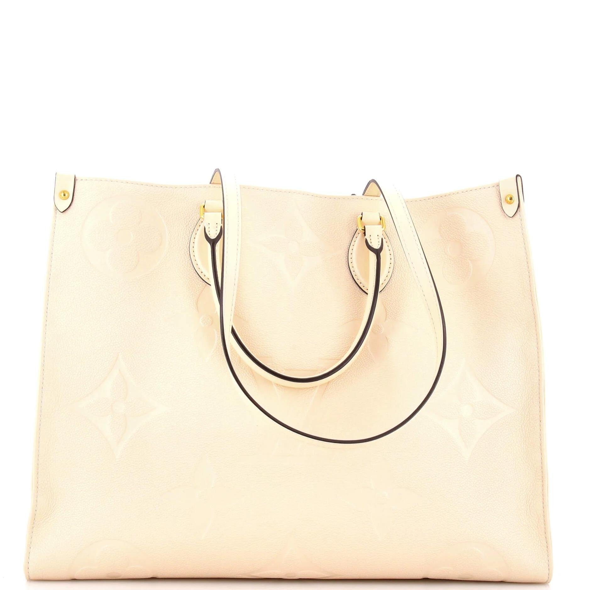Leather tote