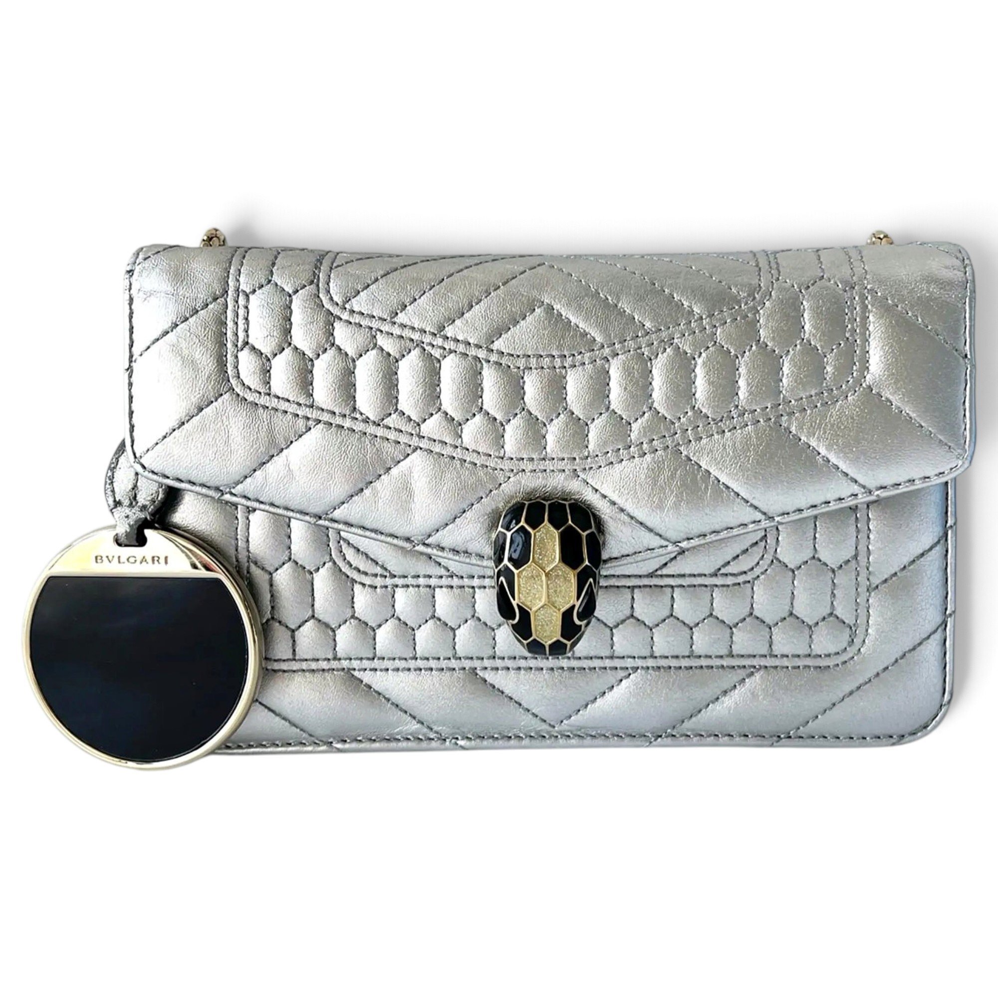 Serpenti leather crossbody bag