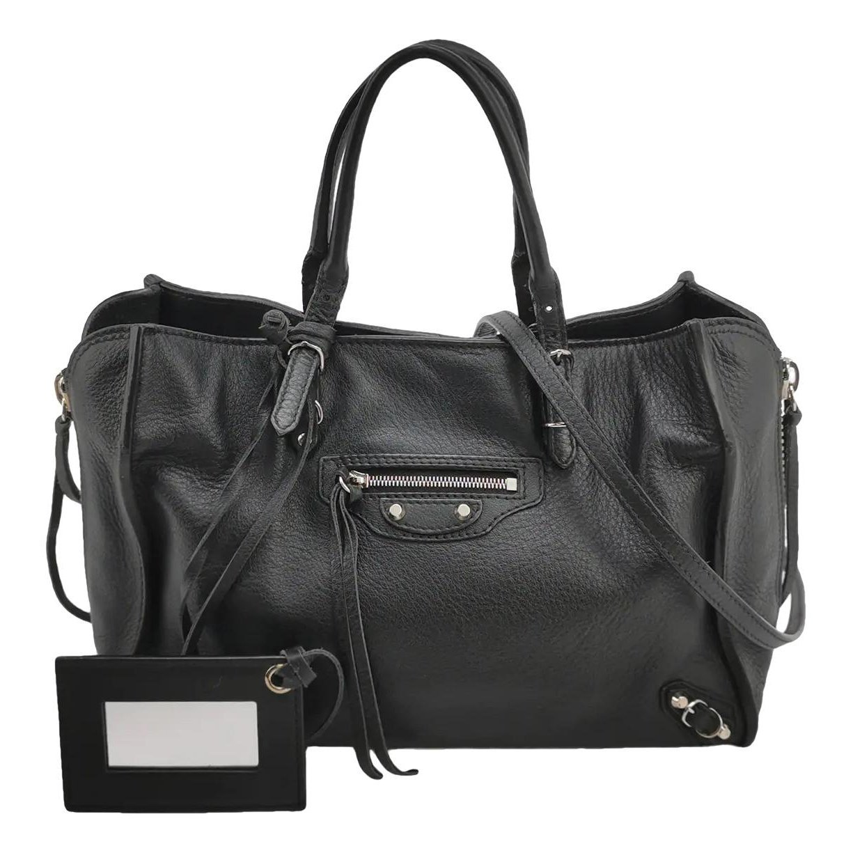 Papier leather crossbody bag