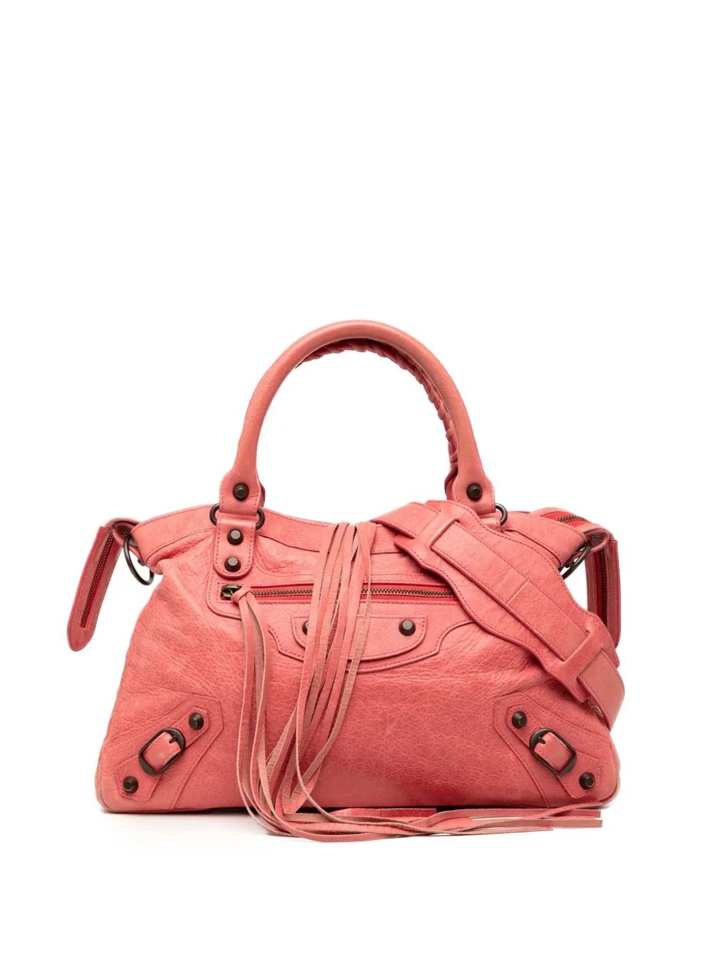 2005 Lambskin Motocross Classic Town satchel