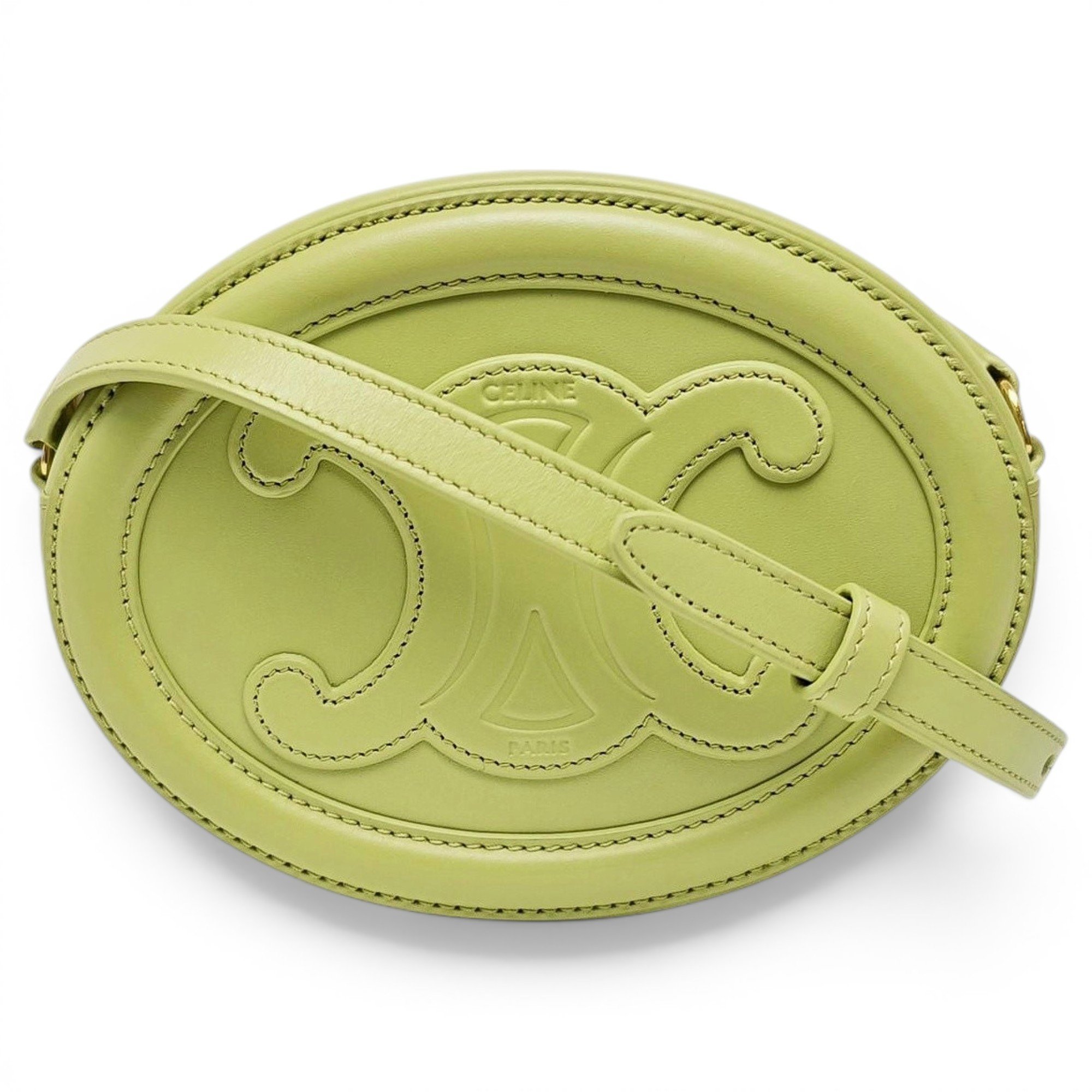 Triomphe leather handbag