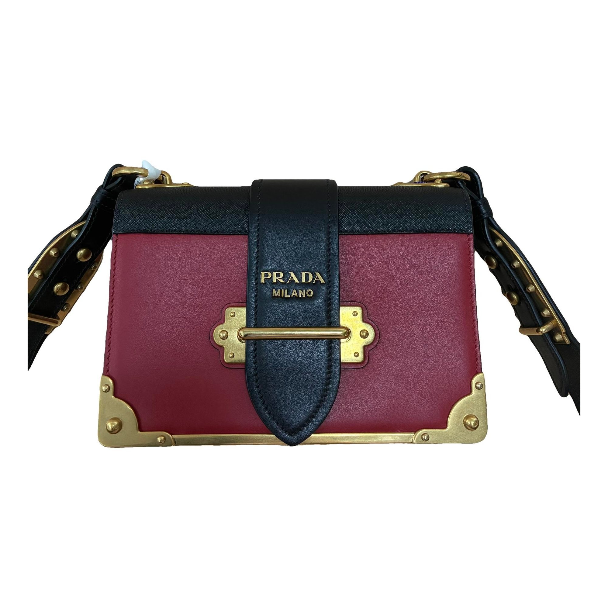 Cahier leather handbag