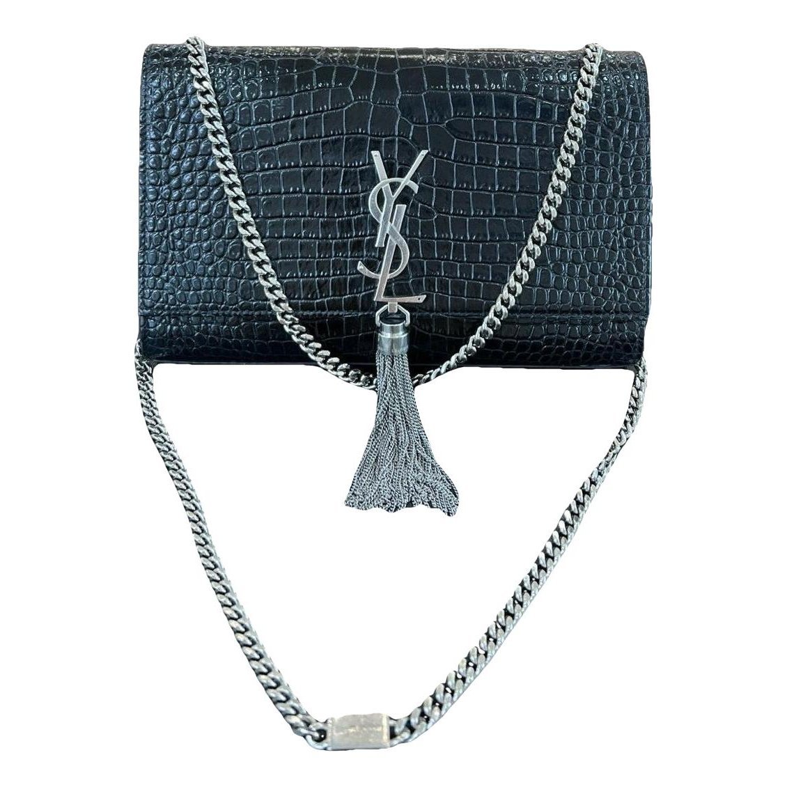 Pompom Kate leather handbag