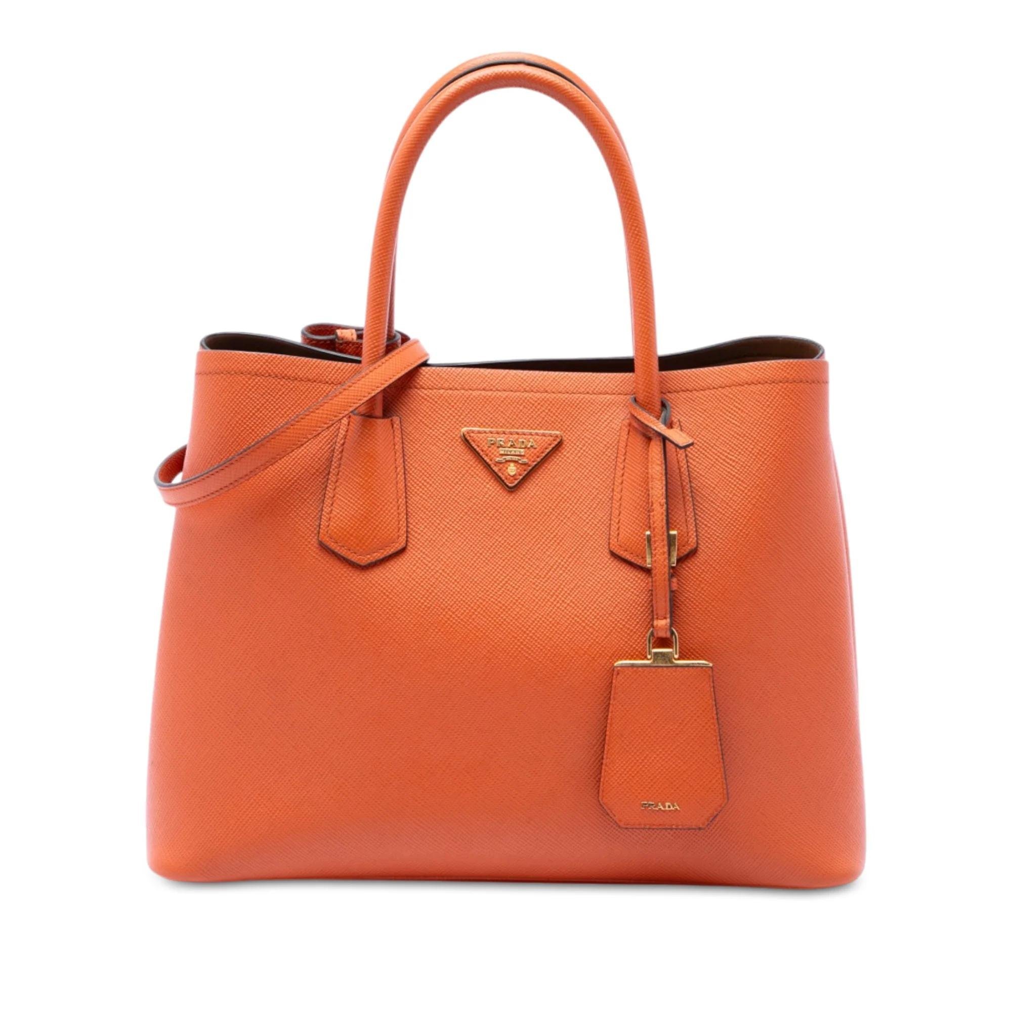 Prada Double leather satchel