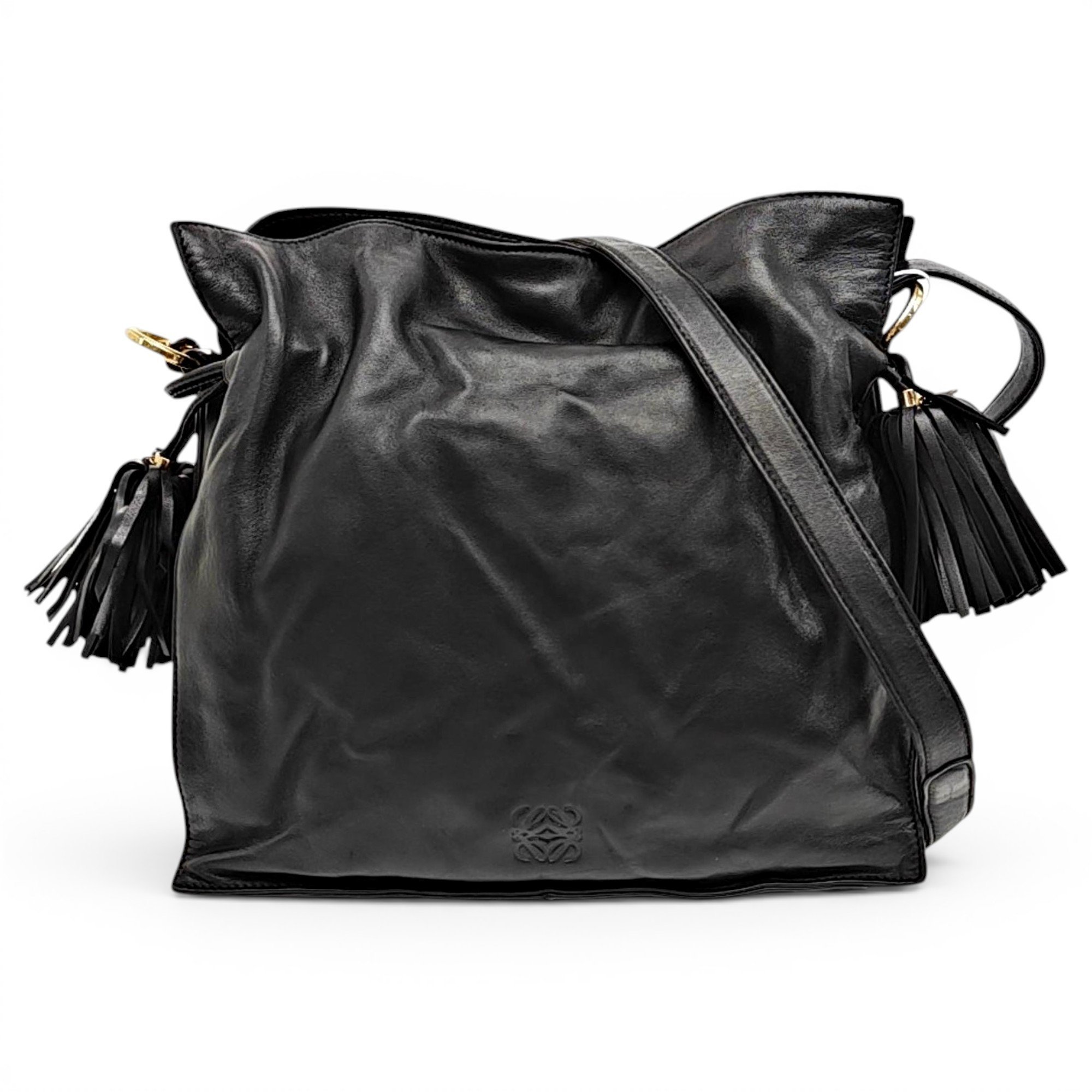 Flamenco leather handbag