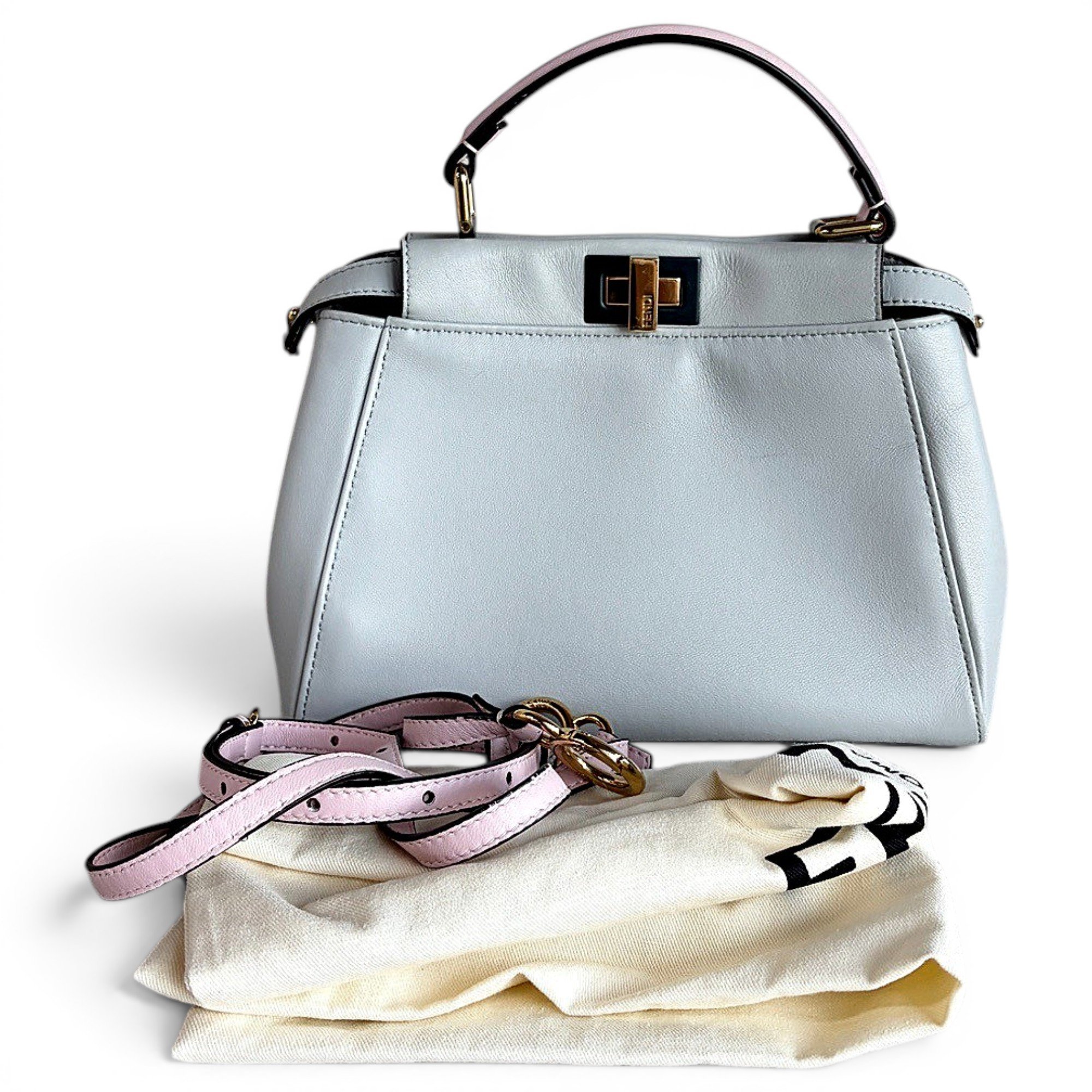 Peekaboo leather handbag