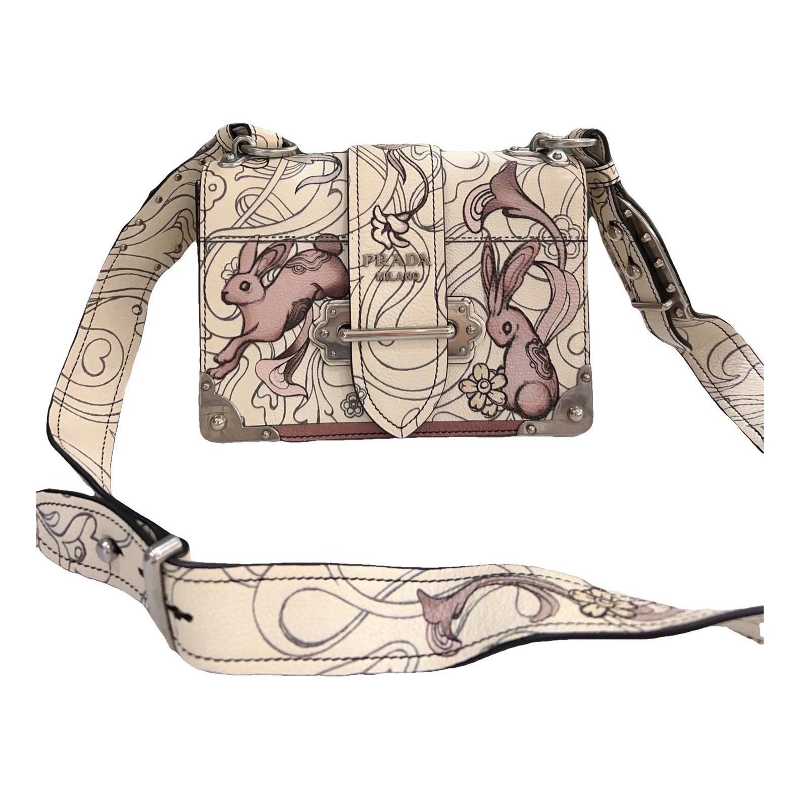 Cahier leather crossbody bag