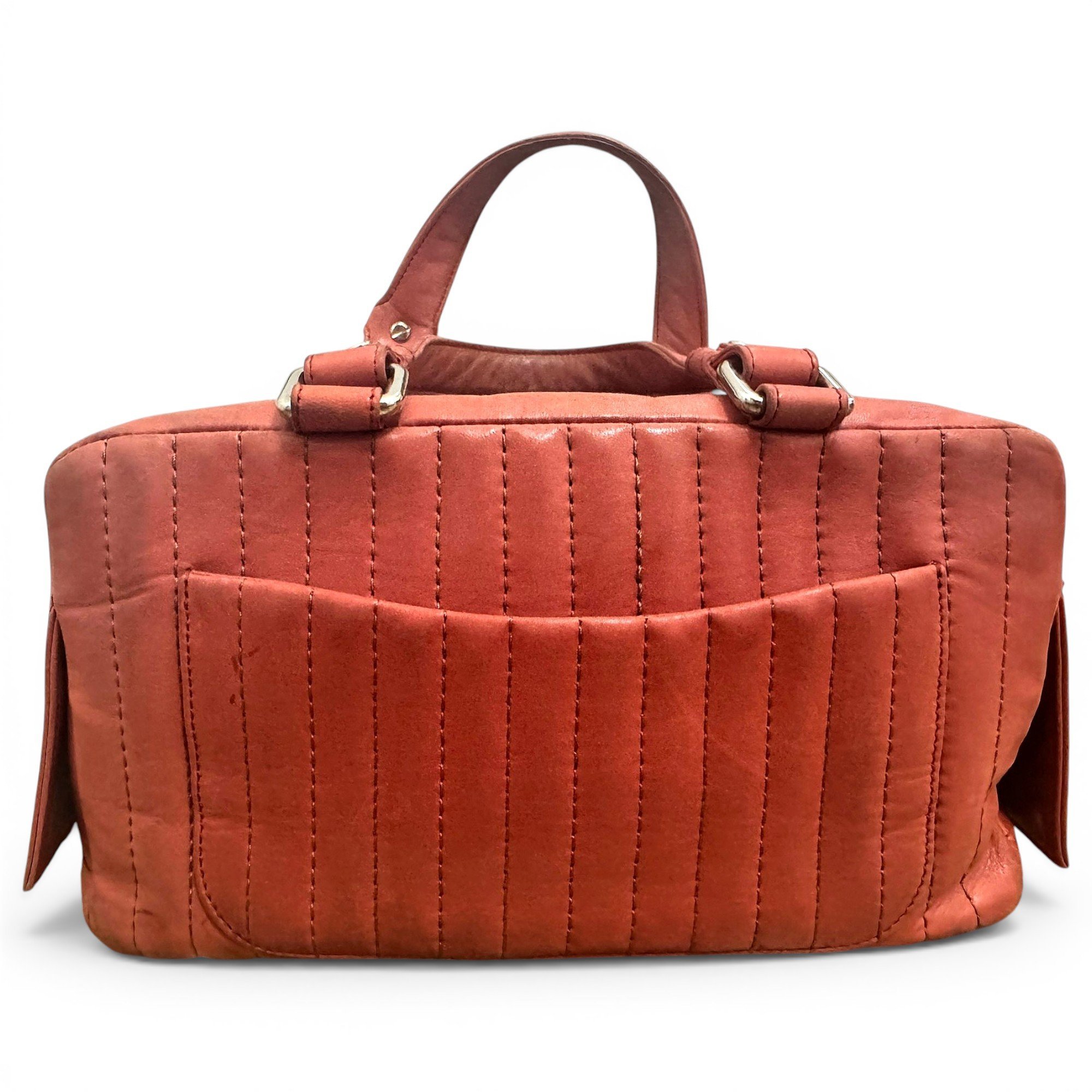 Bowling Bag leather handbag
