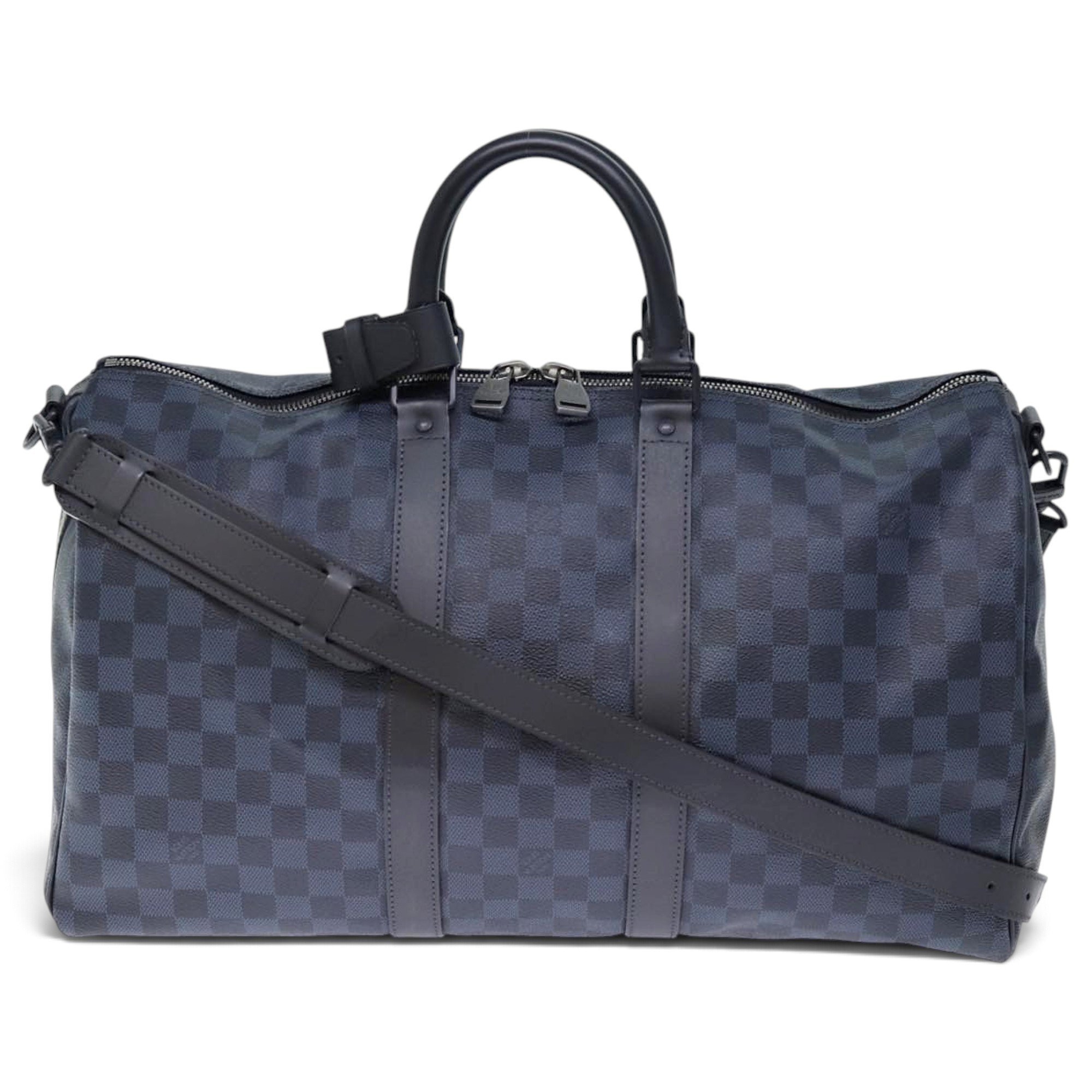 Keepall leather travel bag