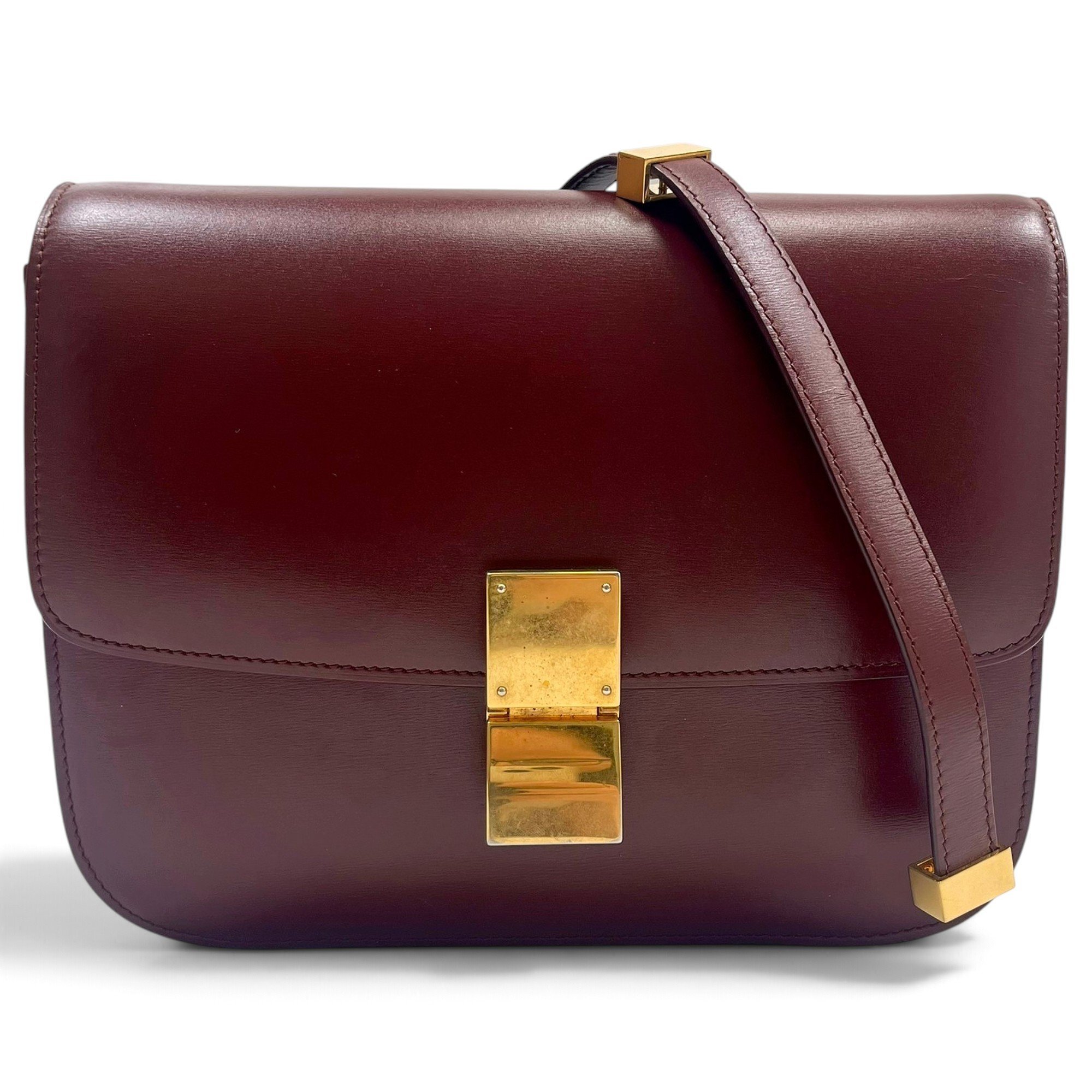 Classic leather handbag