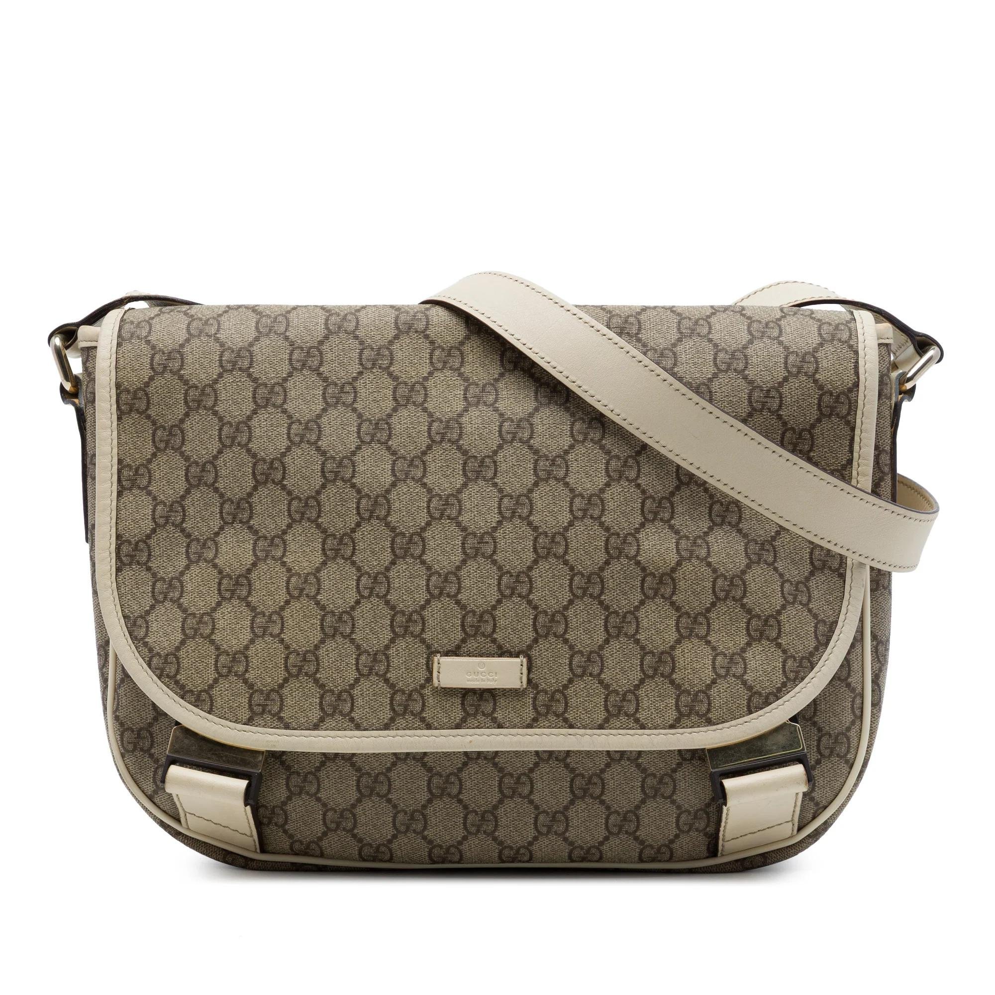 Gucci B leather crossbody bag