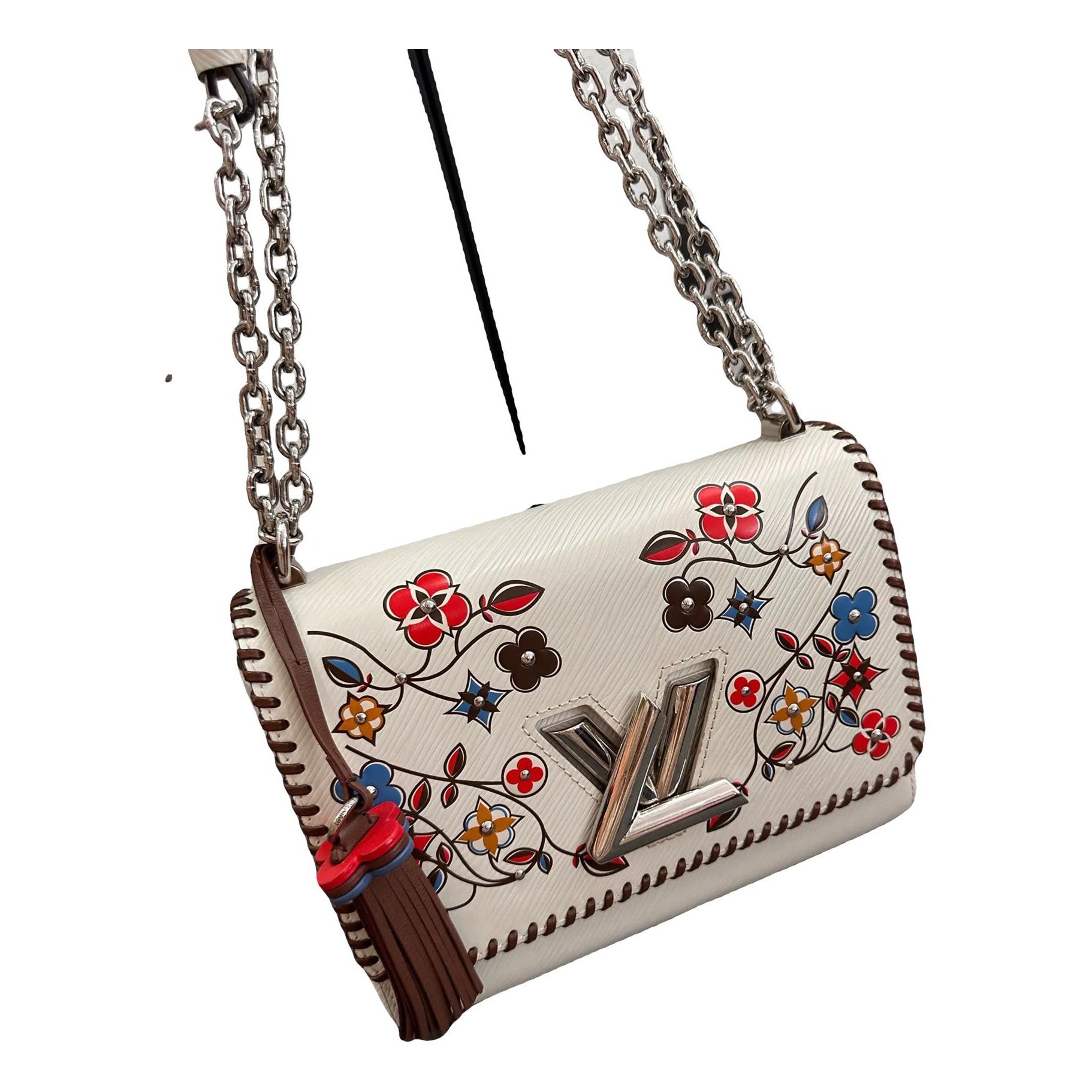 Twist leather crossbody bag