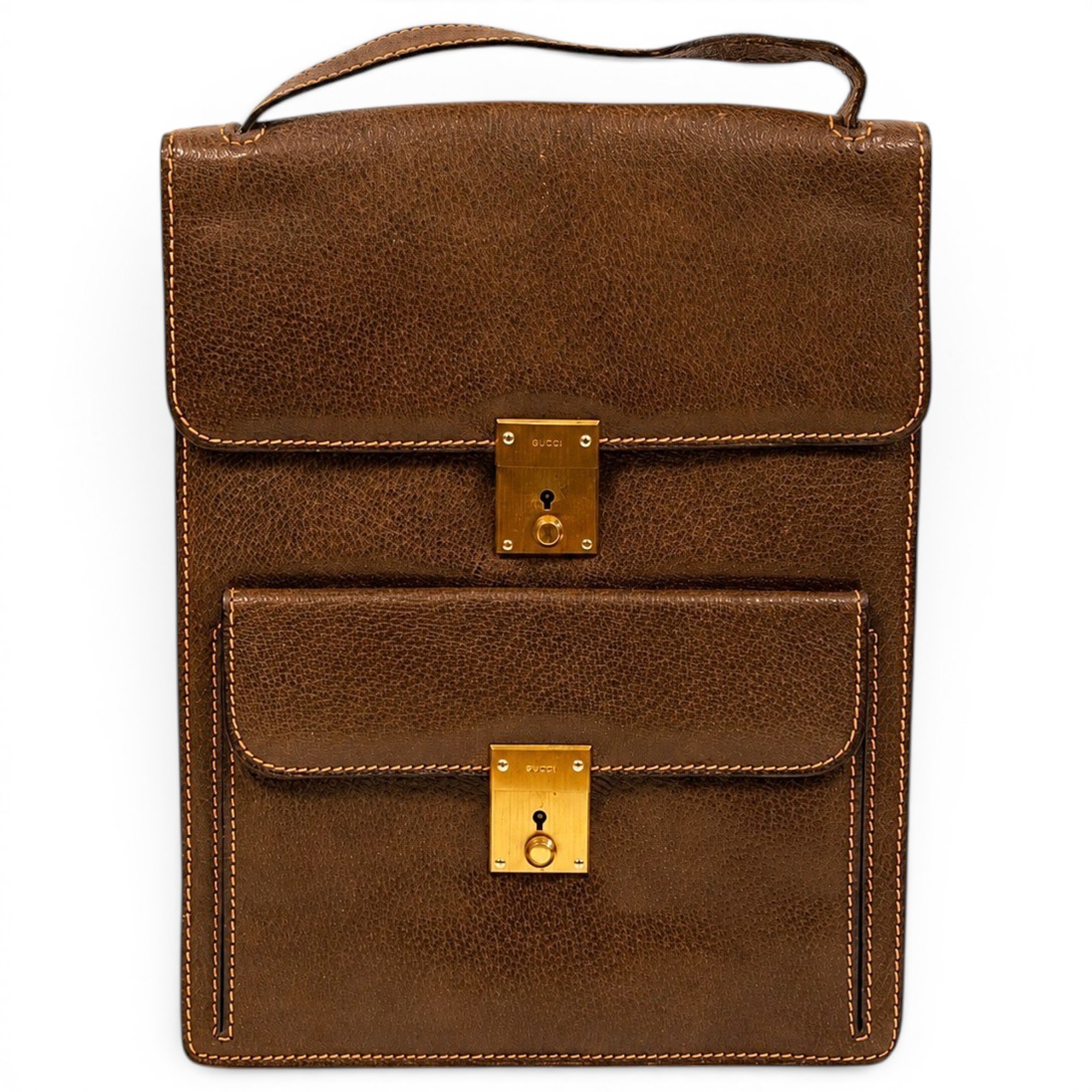 Leather handbag