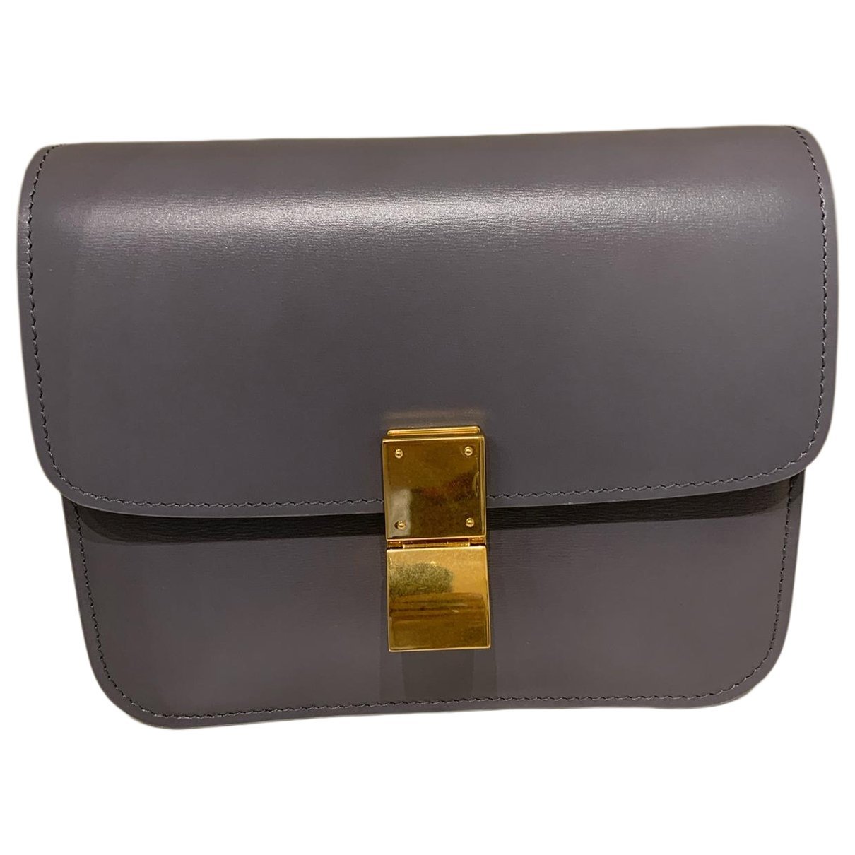 Classic leather crossbody bag