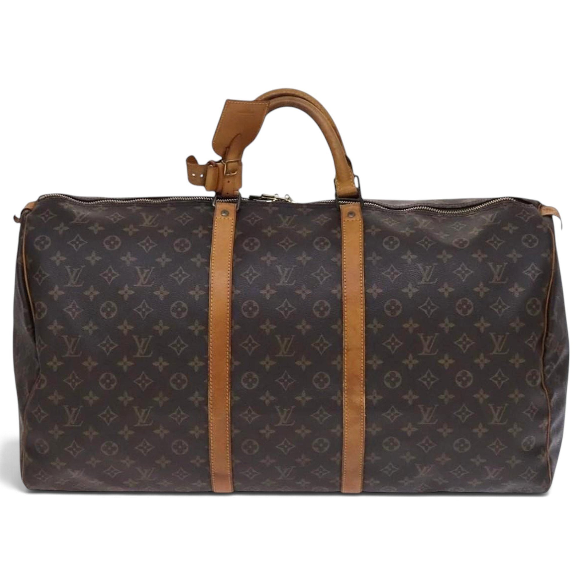 Leather bowling bag