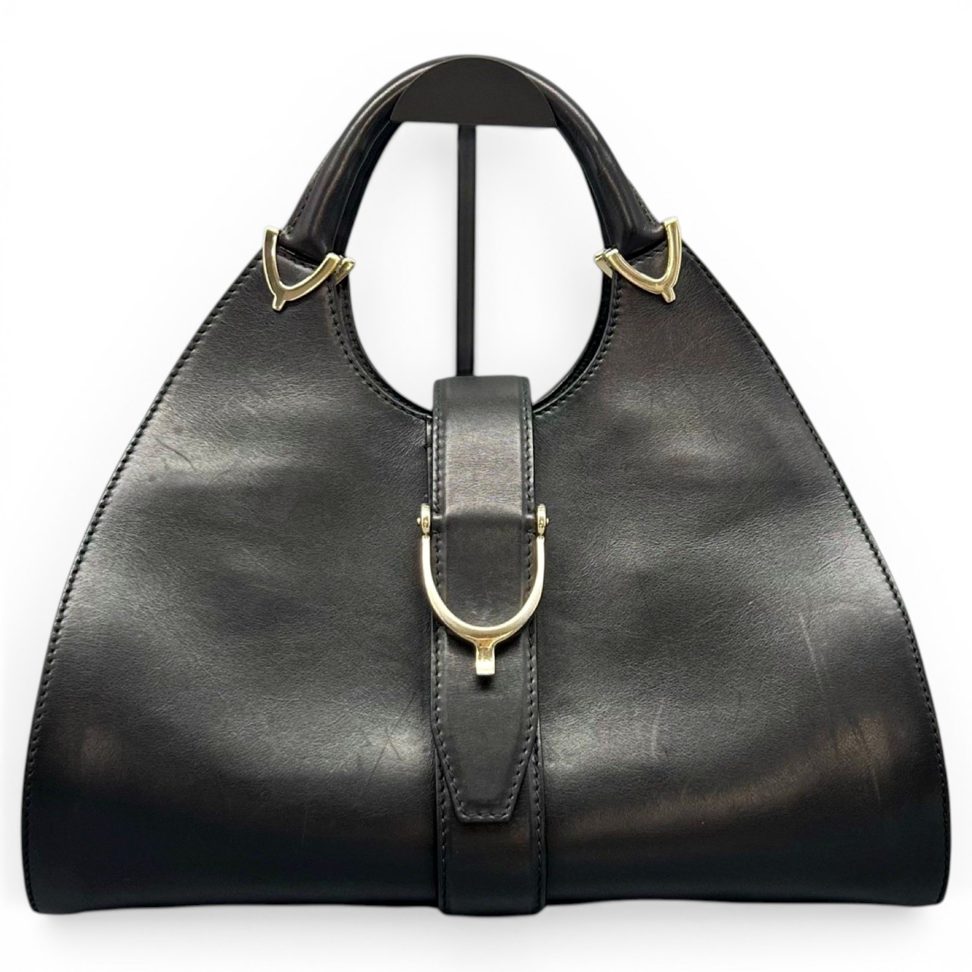 Stirrup leather handbag