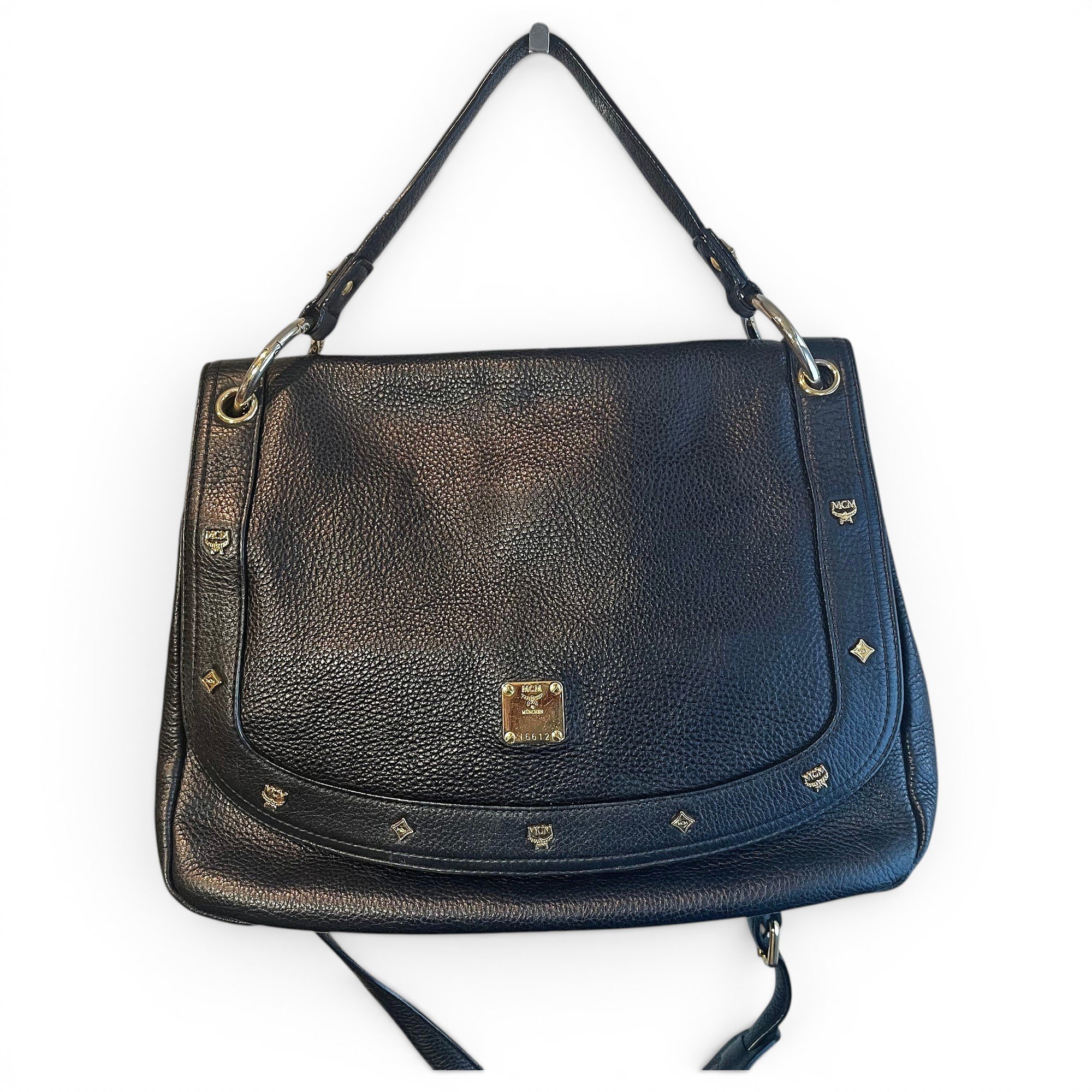 Leather crossbody bag