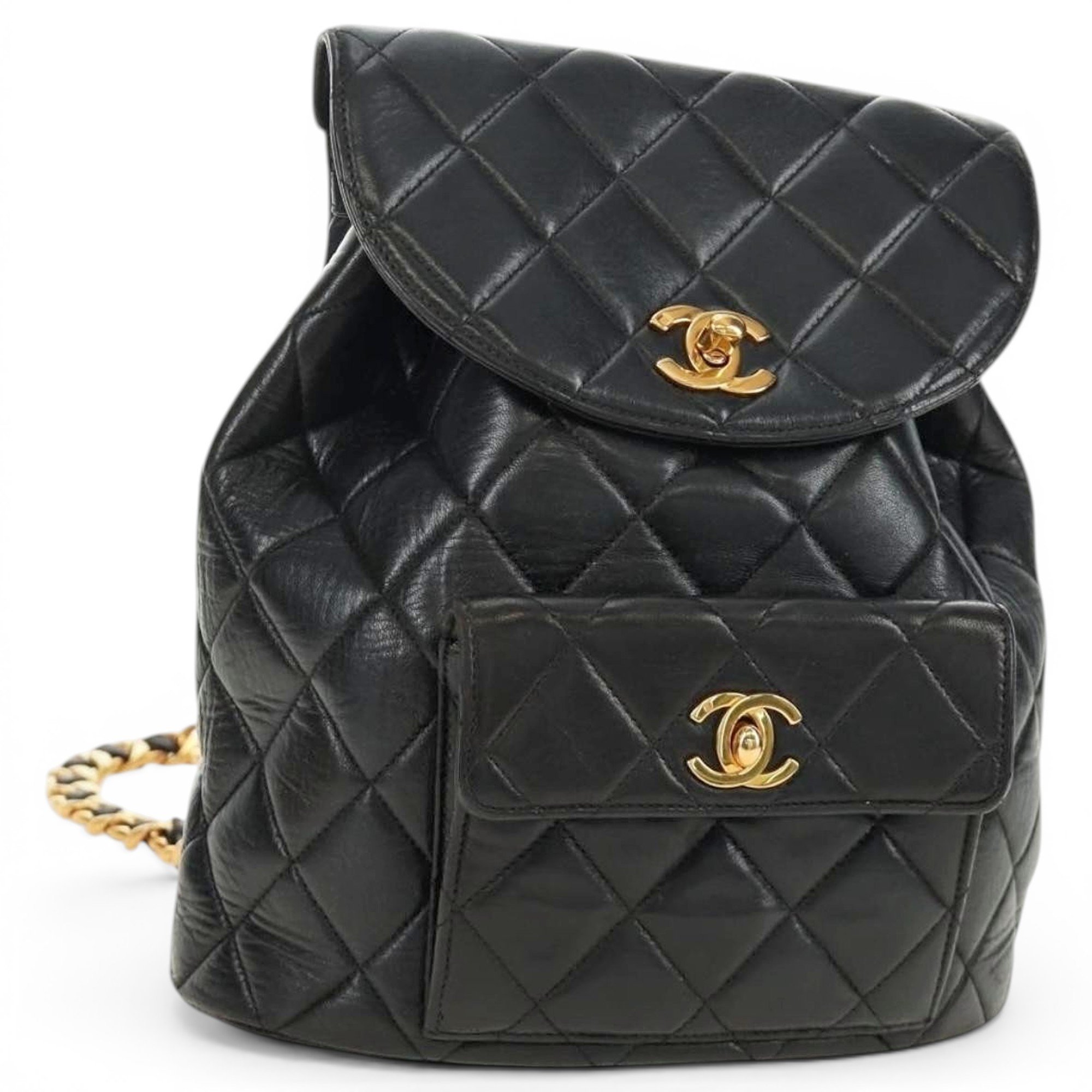 Leather backpack