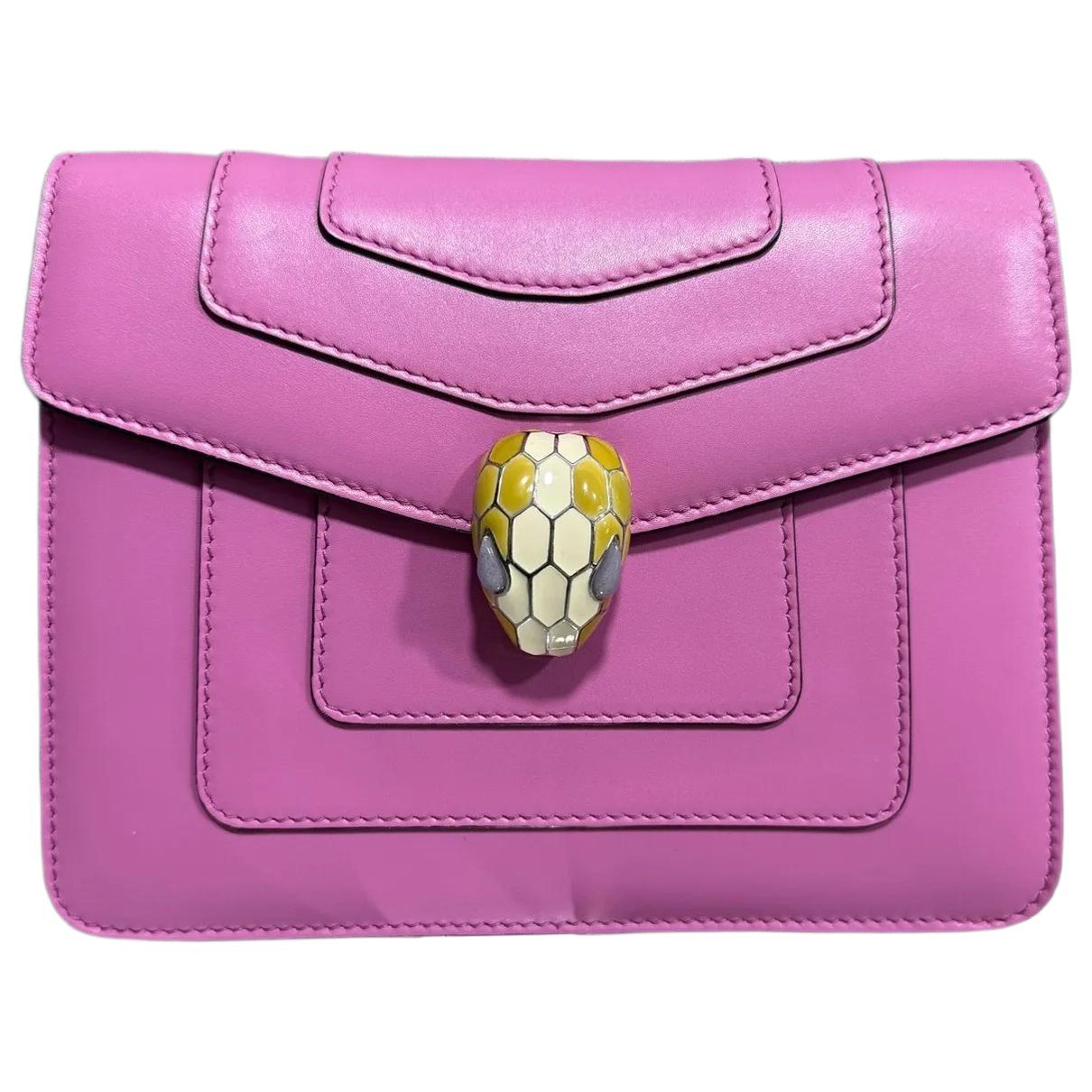 Serpenti leather handbag
