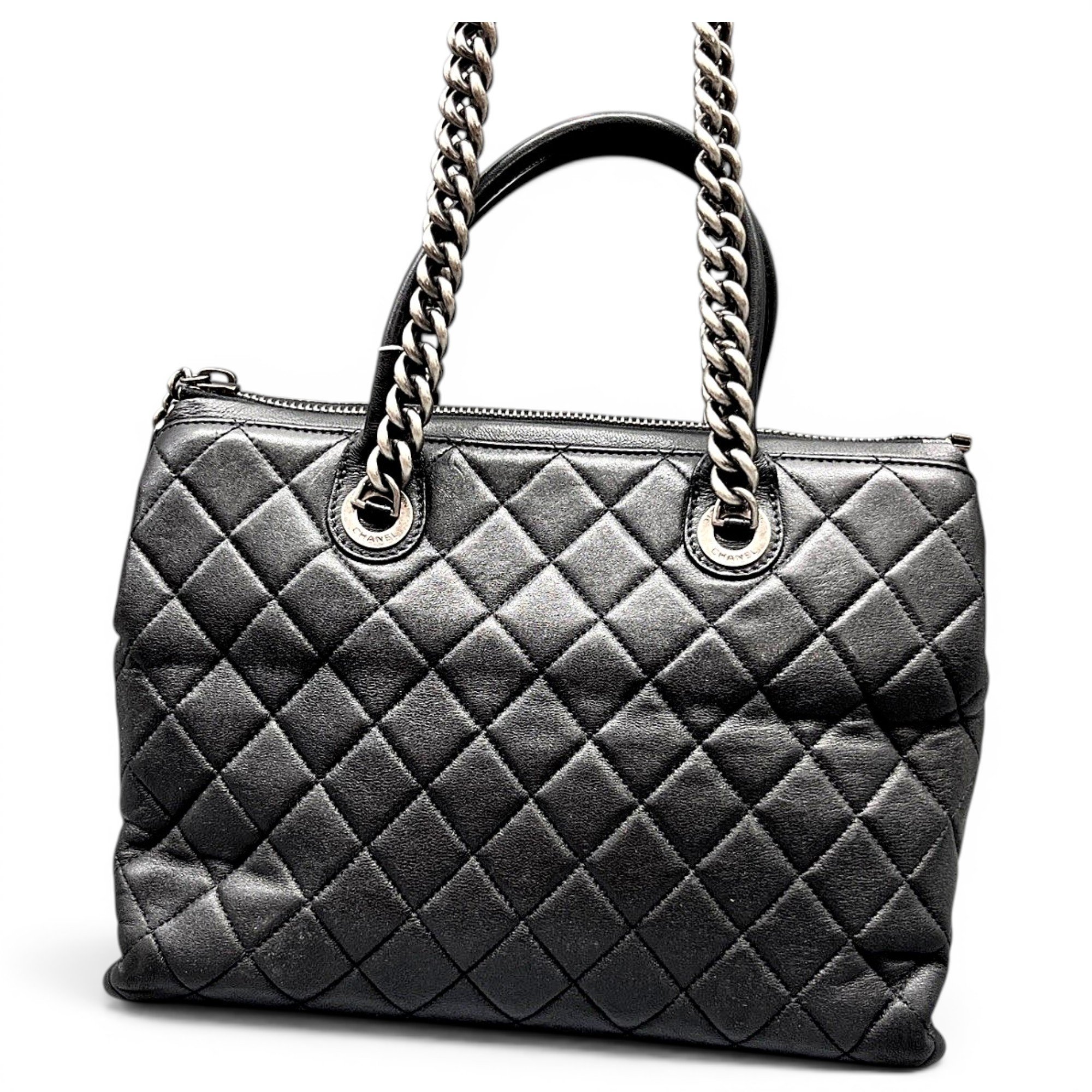 Leather tote