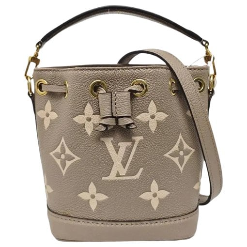 Nano Noé leather crossbody bag