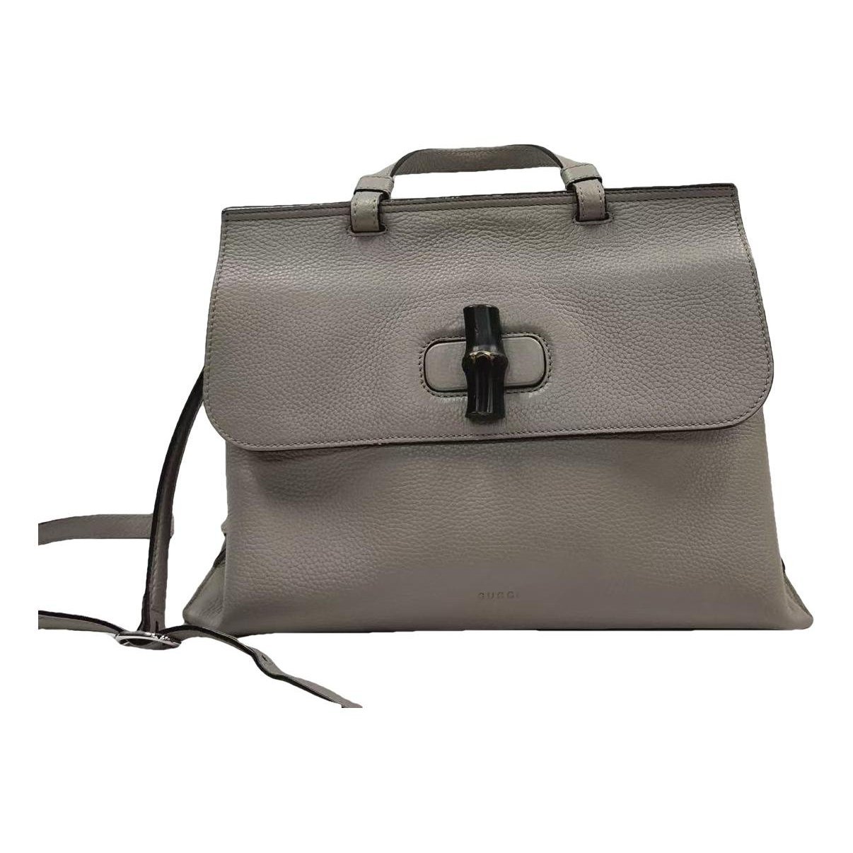 Bamboo Daily Top Handle leather handbag