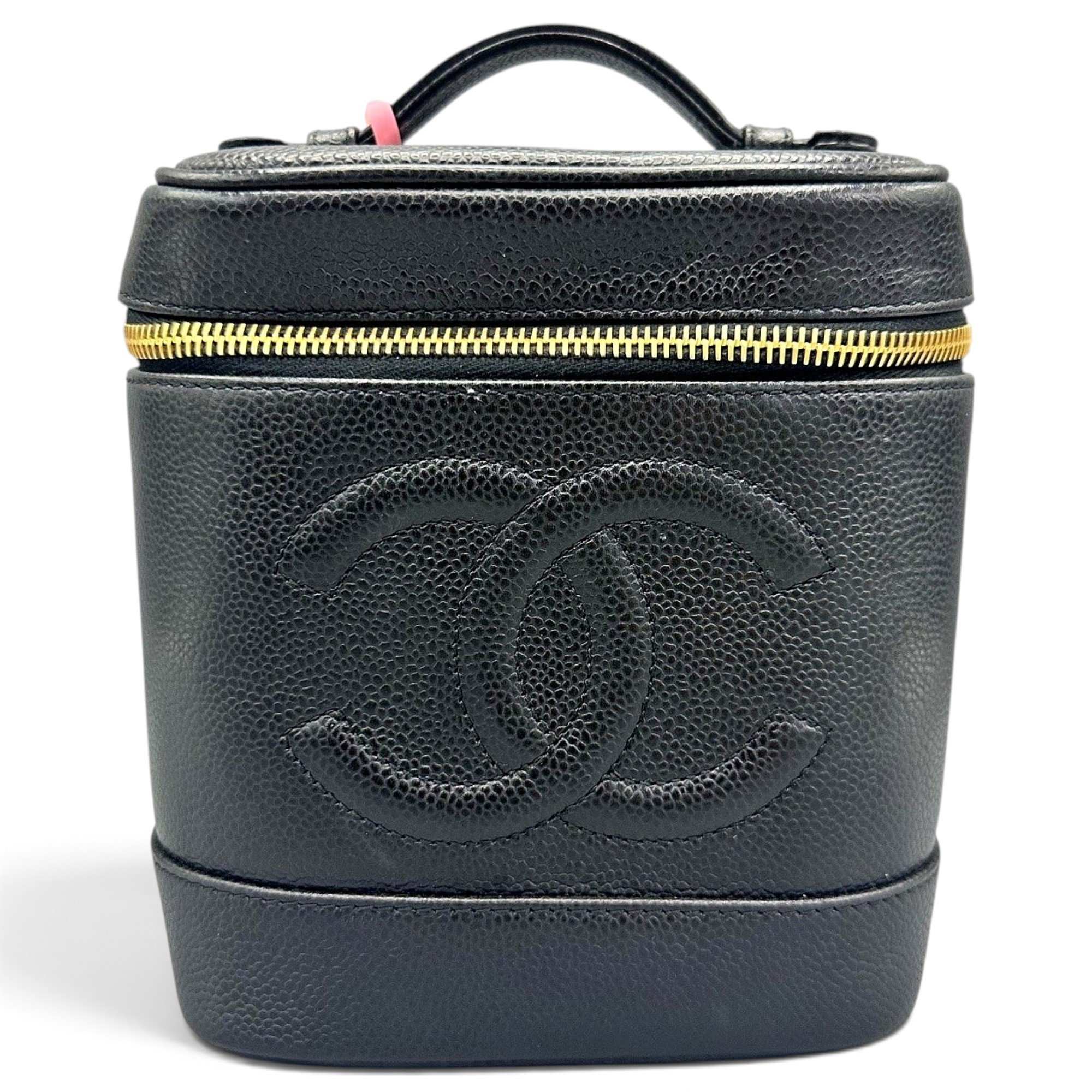 Vanity leather handbag