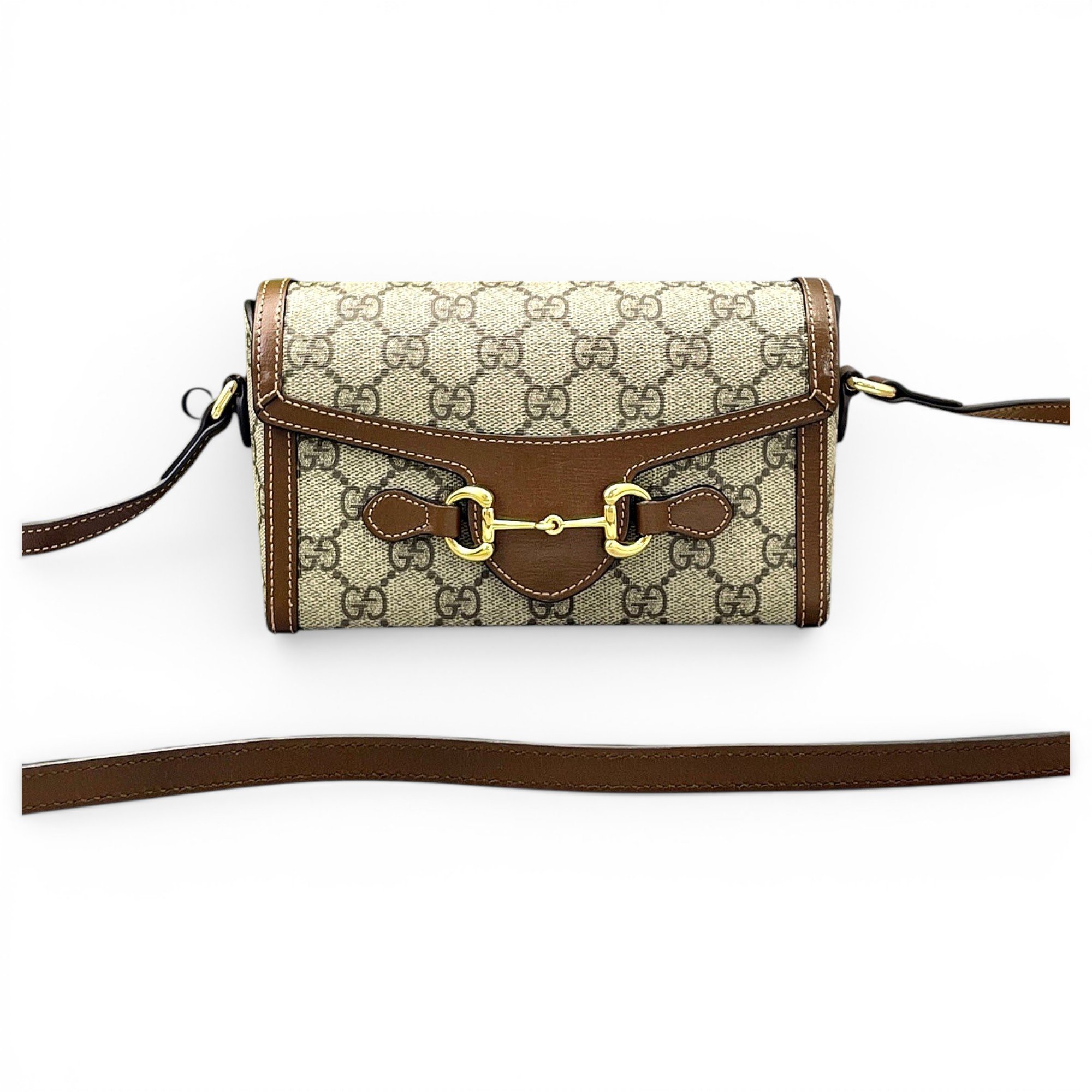 Horsebit 1955 Vertical cloth handbag