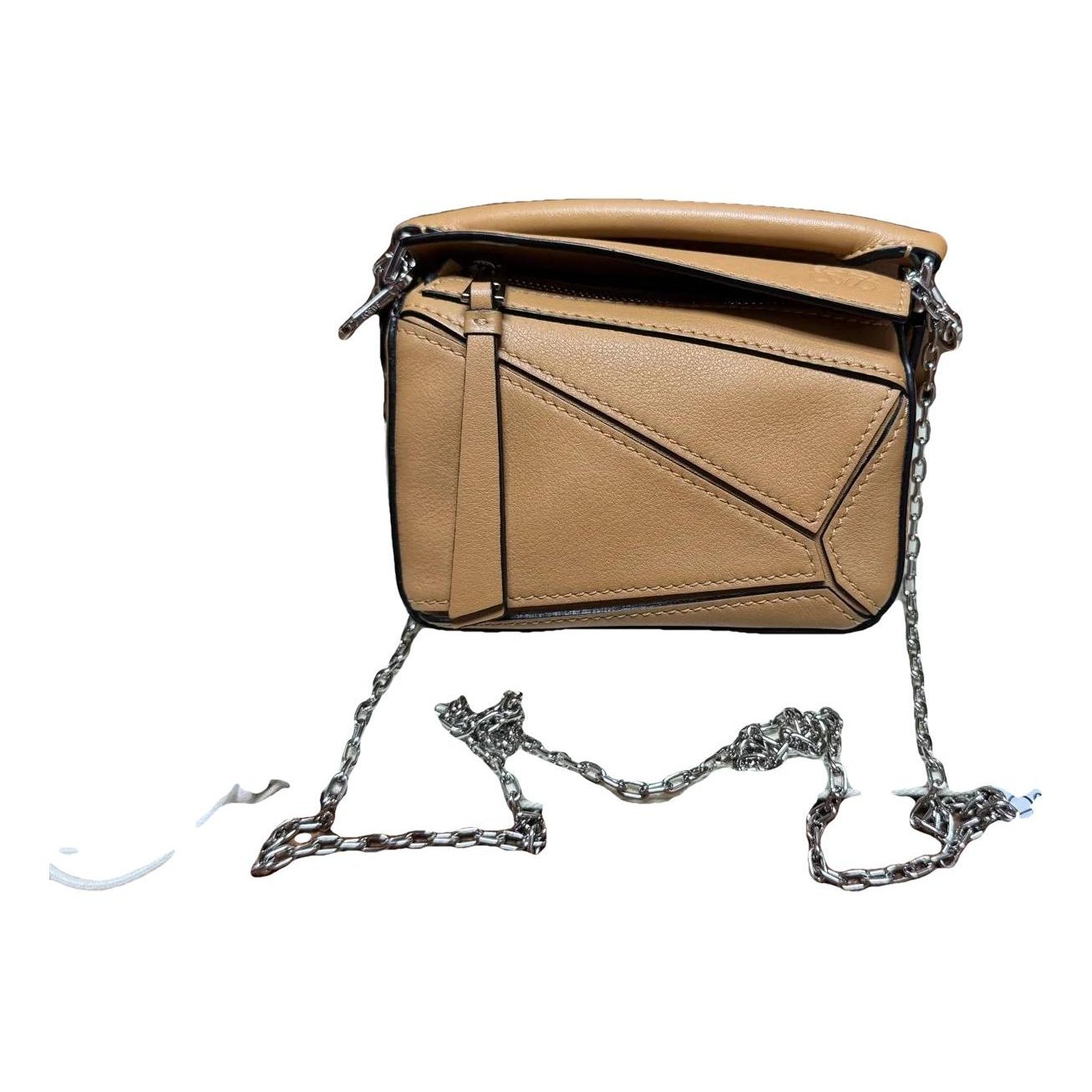 Puzzle leather mini bag