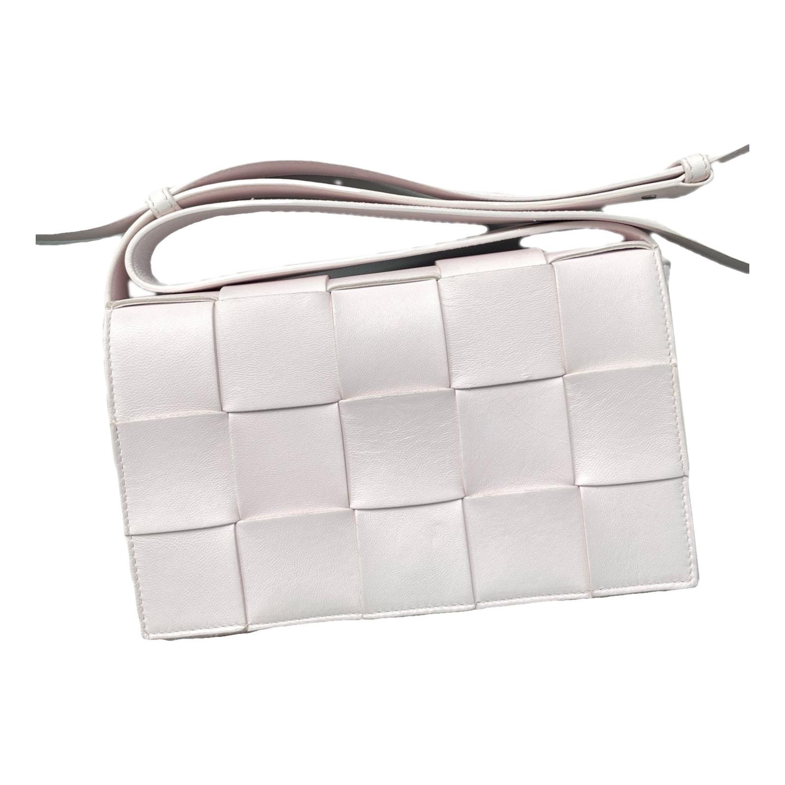Cassette leather handbag