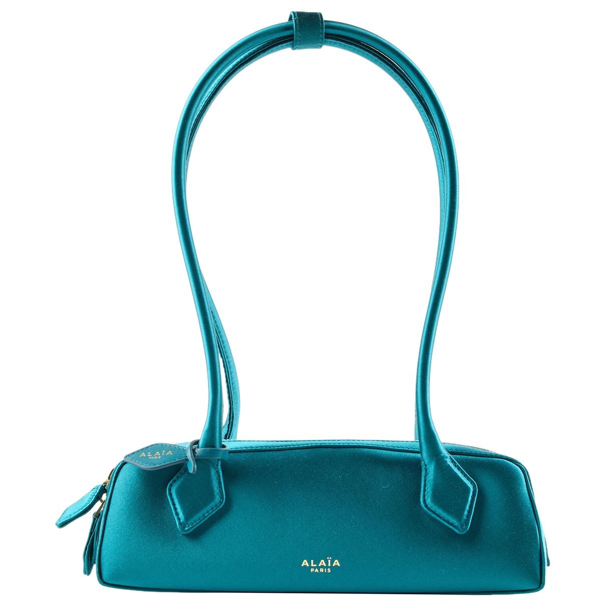 Le Teckel silk handbag