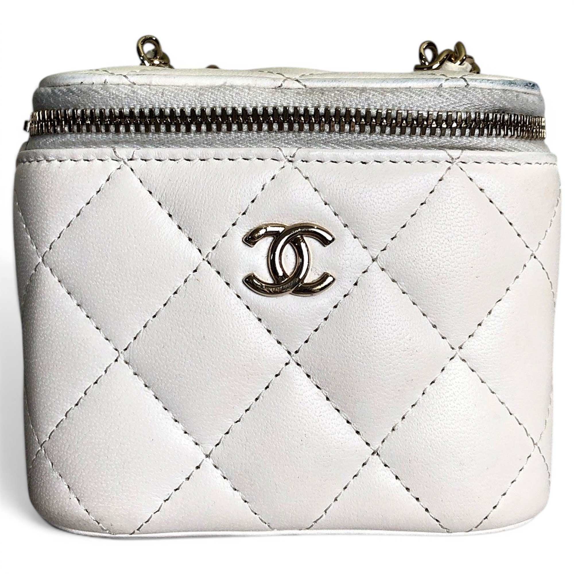 Trendy CC Vanity leather handbag